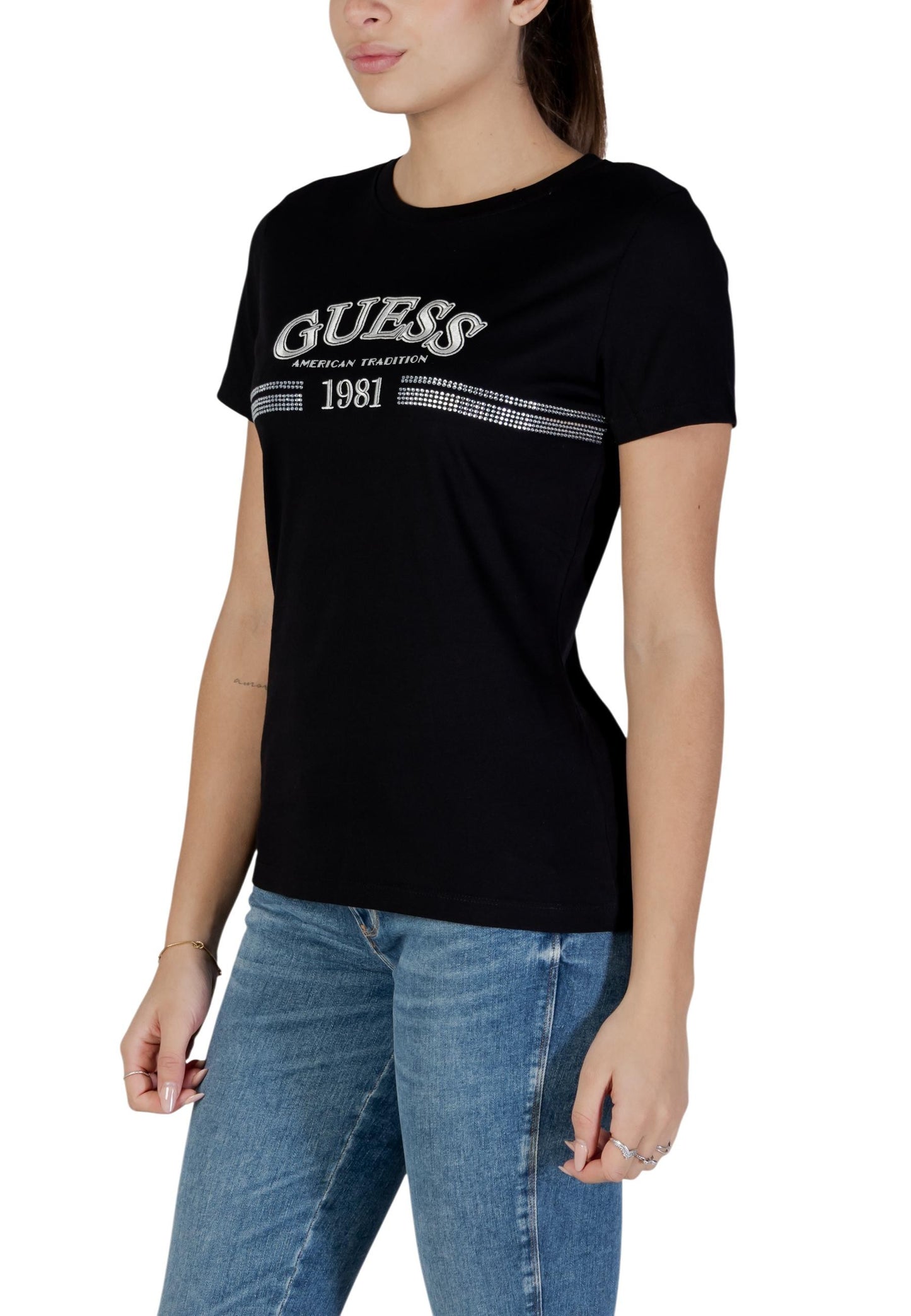 Guess Active T-Shirt Donna Guess Active V6RI16 I3Z14 black black