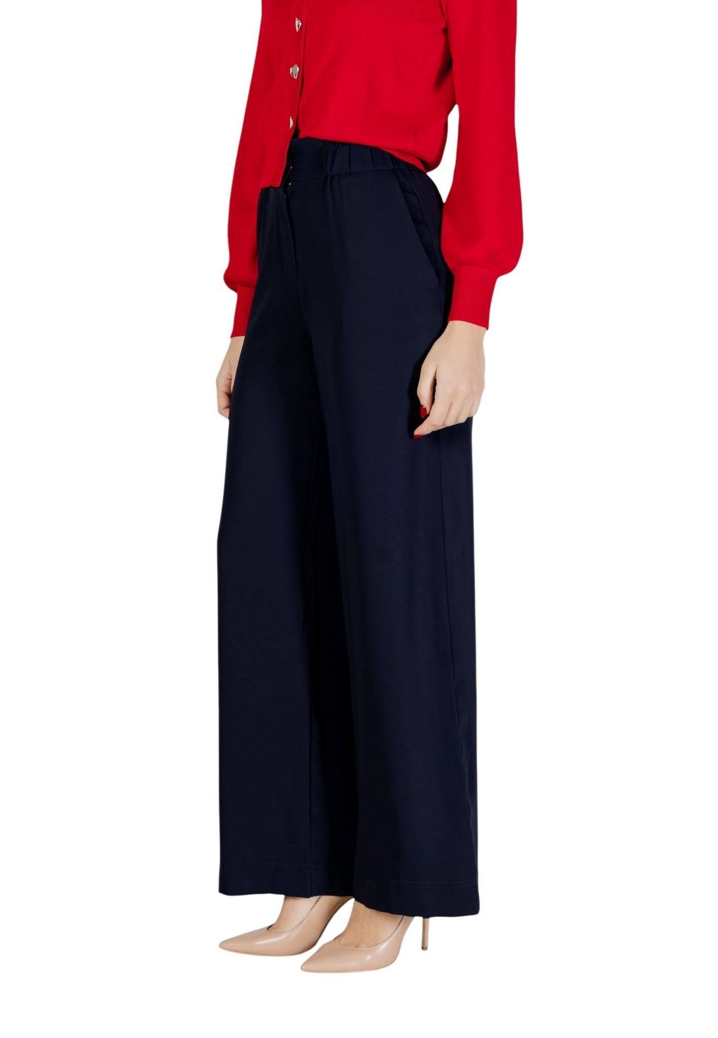 Morgan De Toi Pantaloni Donna Morgan De Toi 242-PBIRD blue blue