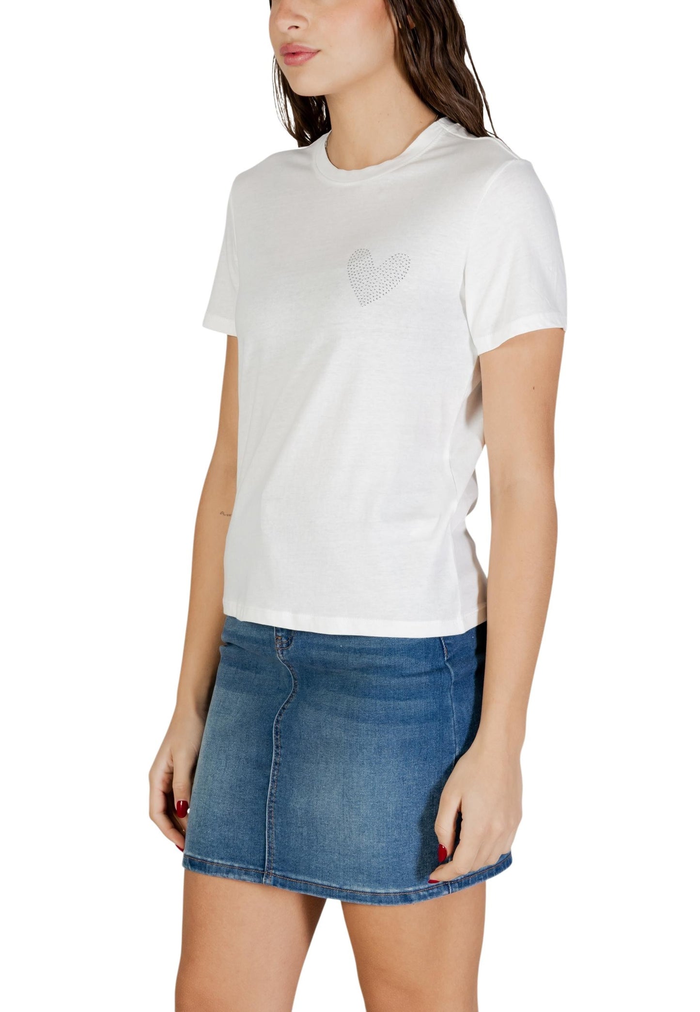 Only T-Shirt Donna Only 15343771 white white