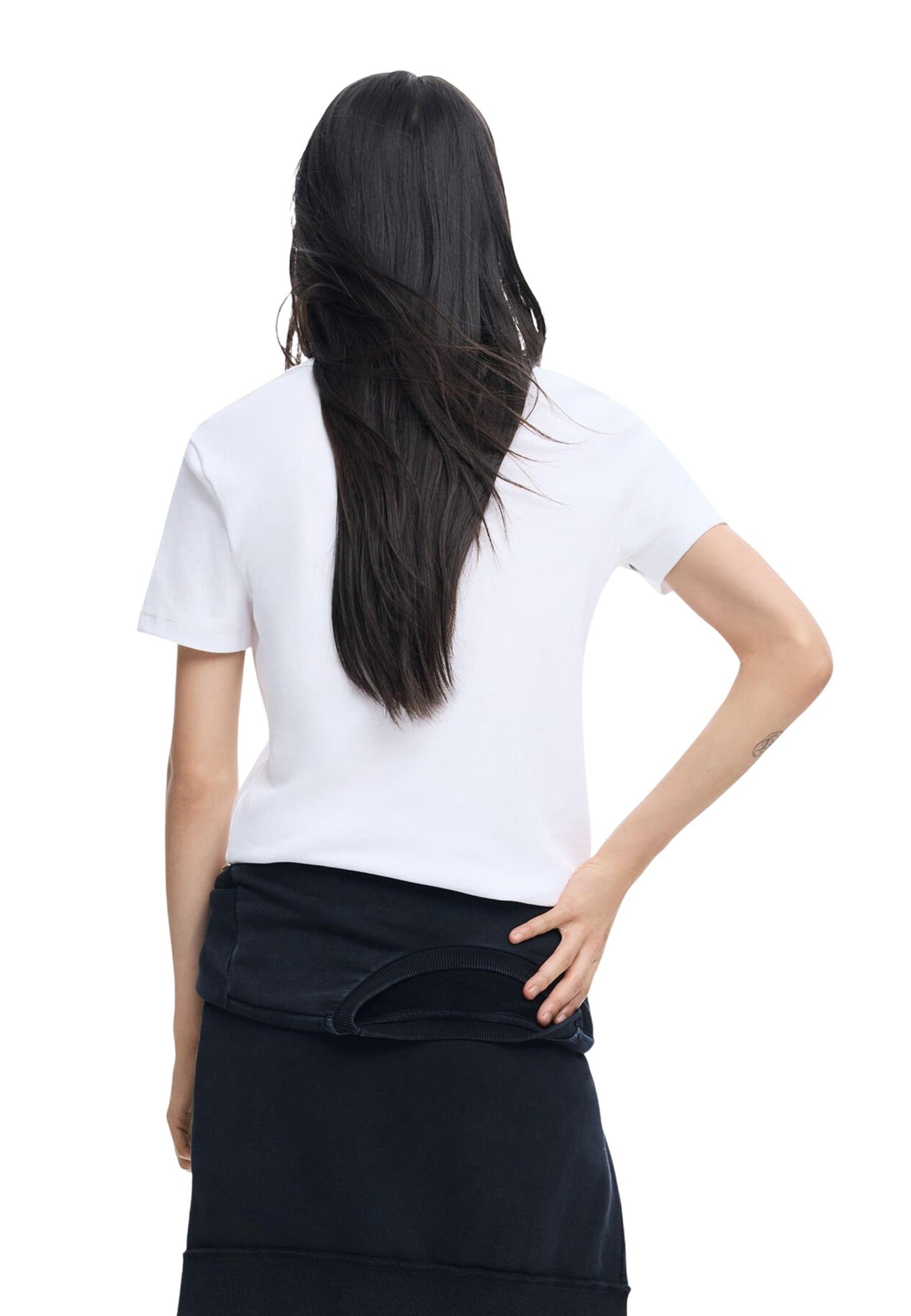 Desigual T-Shirt Donna Desigual 26SWTK07 white white