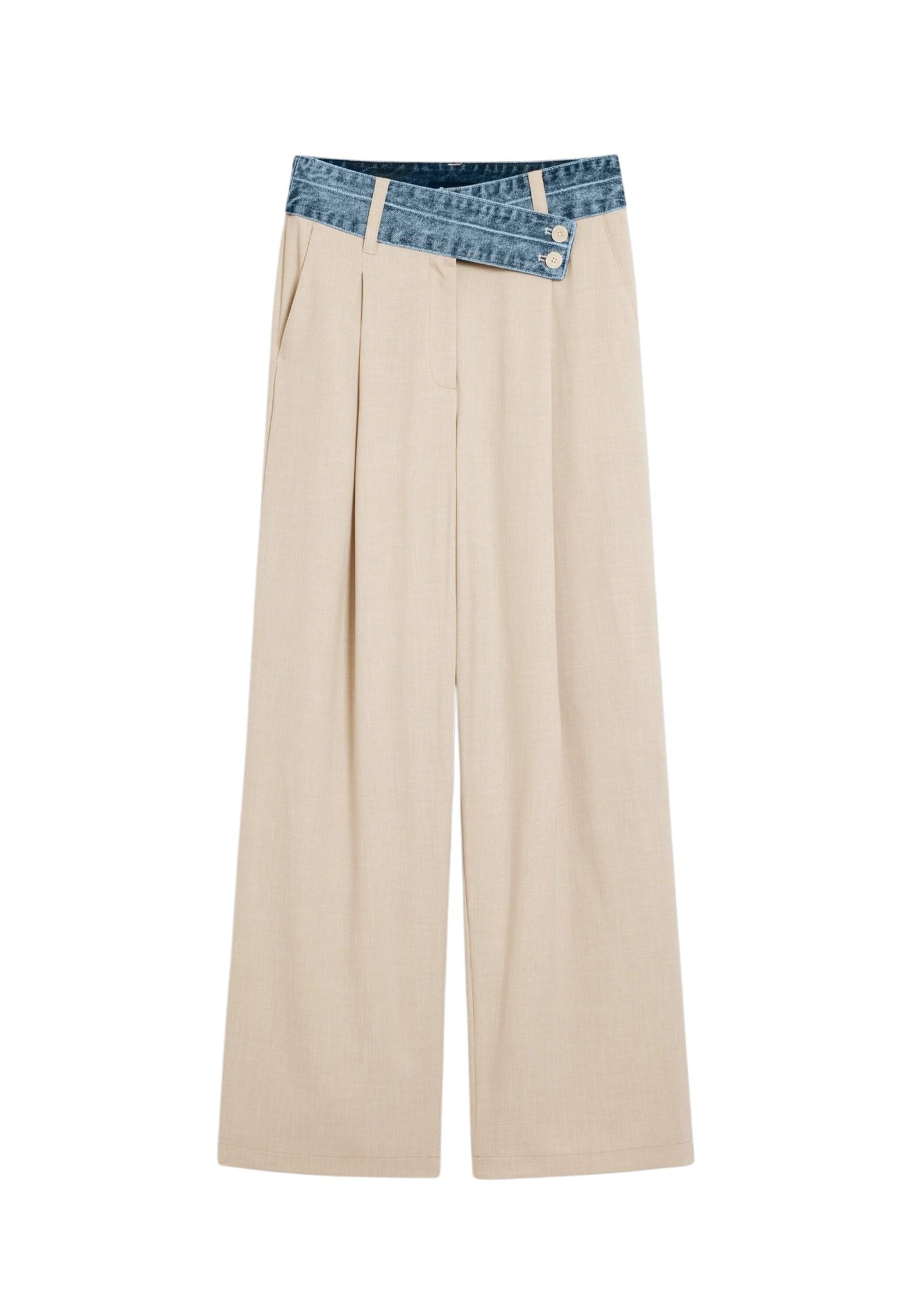 Desigual Pantaloni Donna Desigual 26SWPW28 beige beige