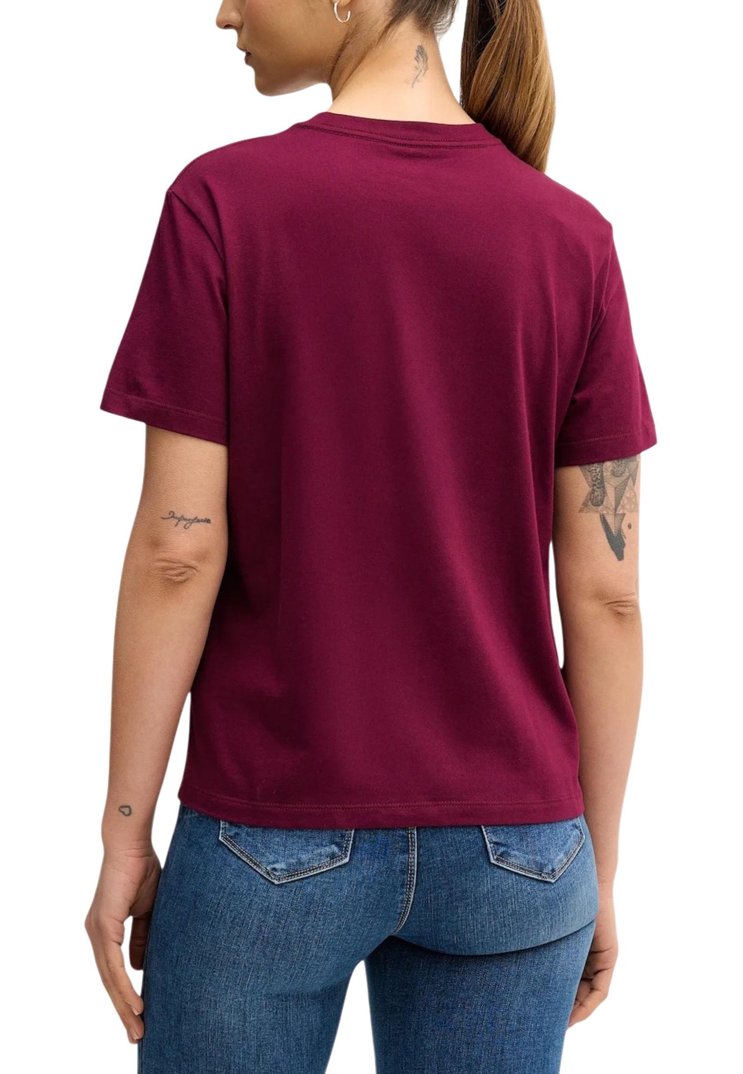 Calvin Klein Jeans T-Shirt Donna Calvin Klein Jeans LV047E821G bordeaux bordeaux
