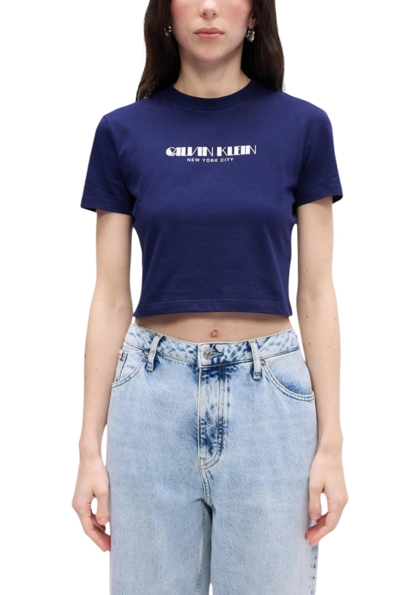 Calvin Klein Jeans Top Donna Calvin Klein Jeans LV047E823G blue blue