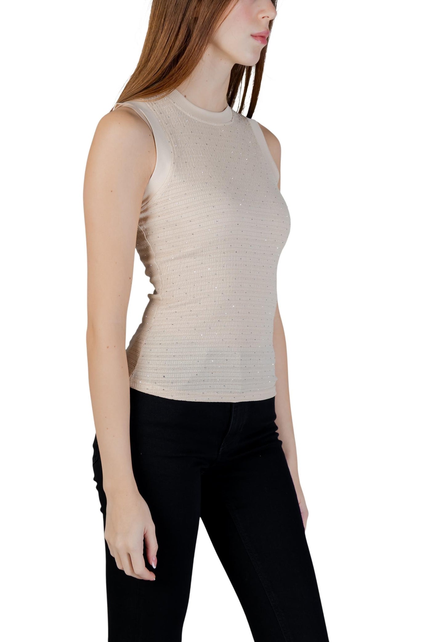 Guess Canotta Donna Guess W6GP14 K2940 beige beige