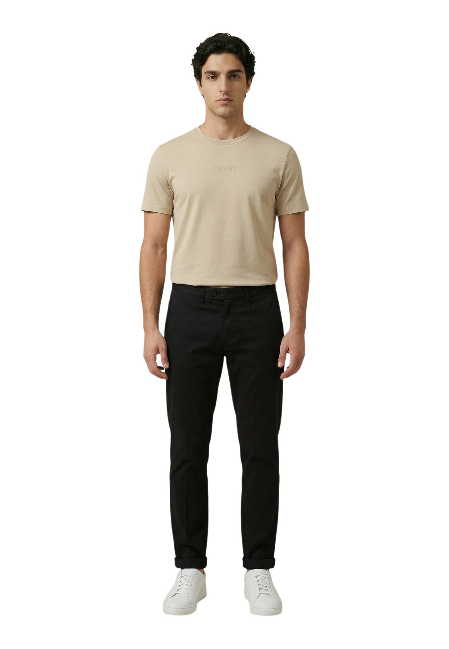 Guess T-Shirt Uomo Guess M6GI27 K3249 beige beige