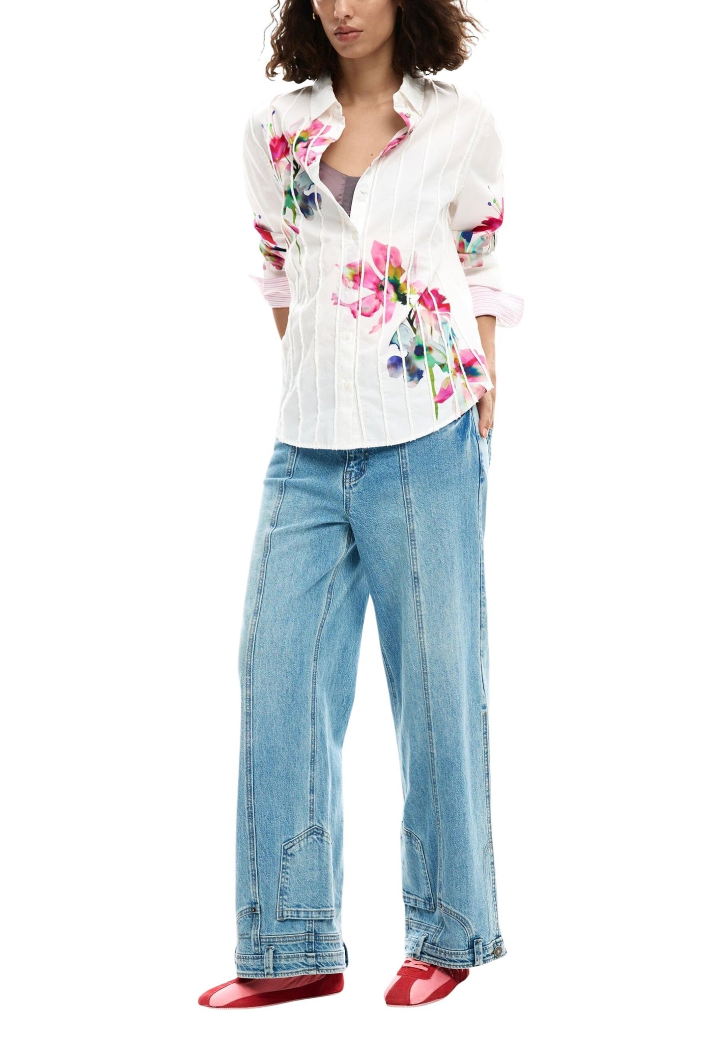 Desigual Camicia Donna Desigual 26SWCW11 white white