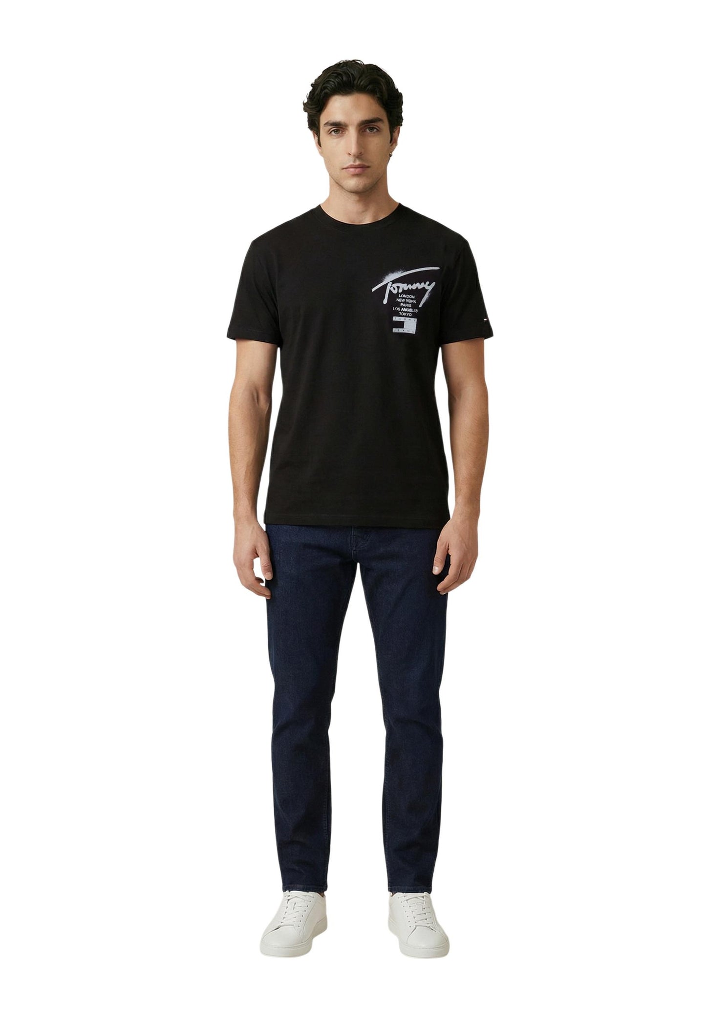 Tommy Hilfiger Jeans T-Shirt Uomo Tommy Hilfiger Jeans DM0DM22553 black black