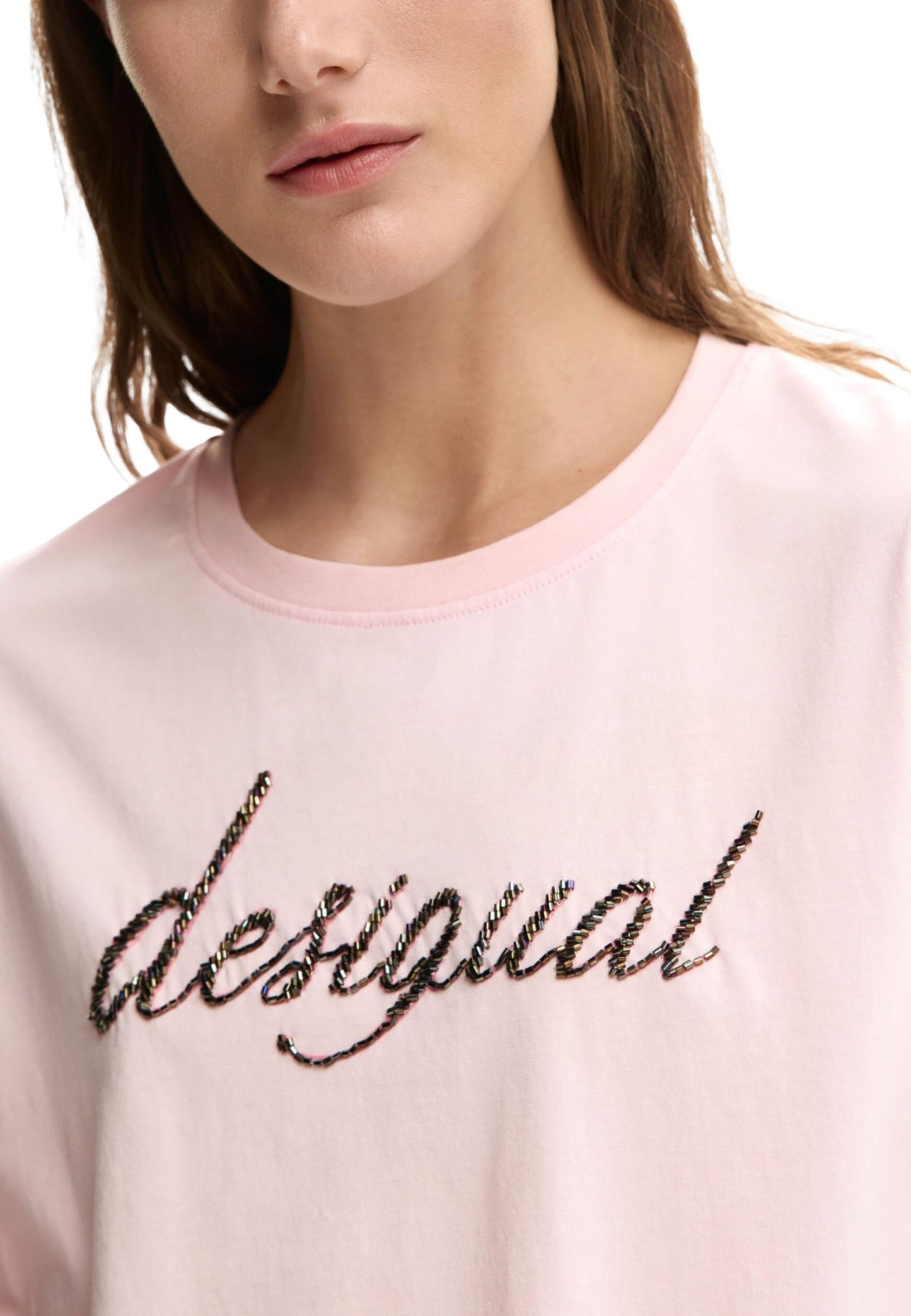 Desigual T-Shirt Donna Desigual 26SWTK08 pink pink