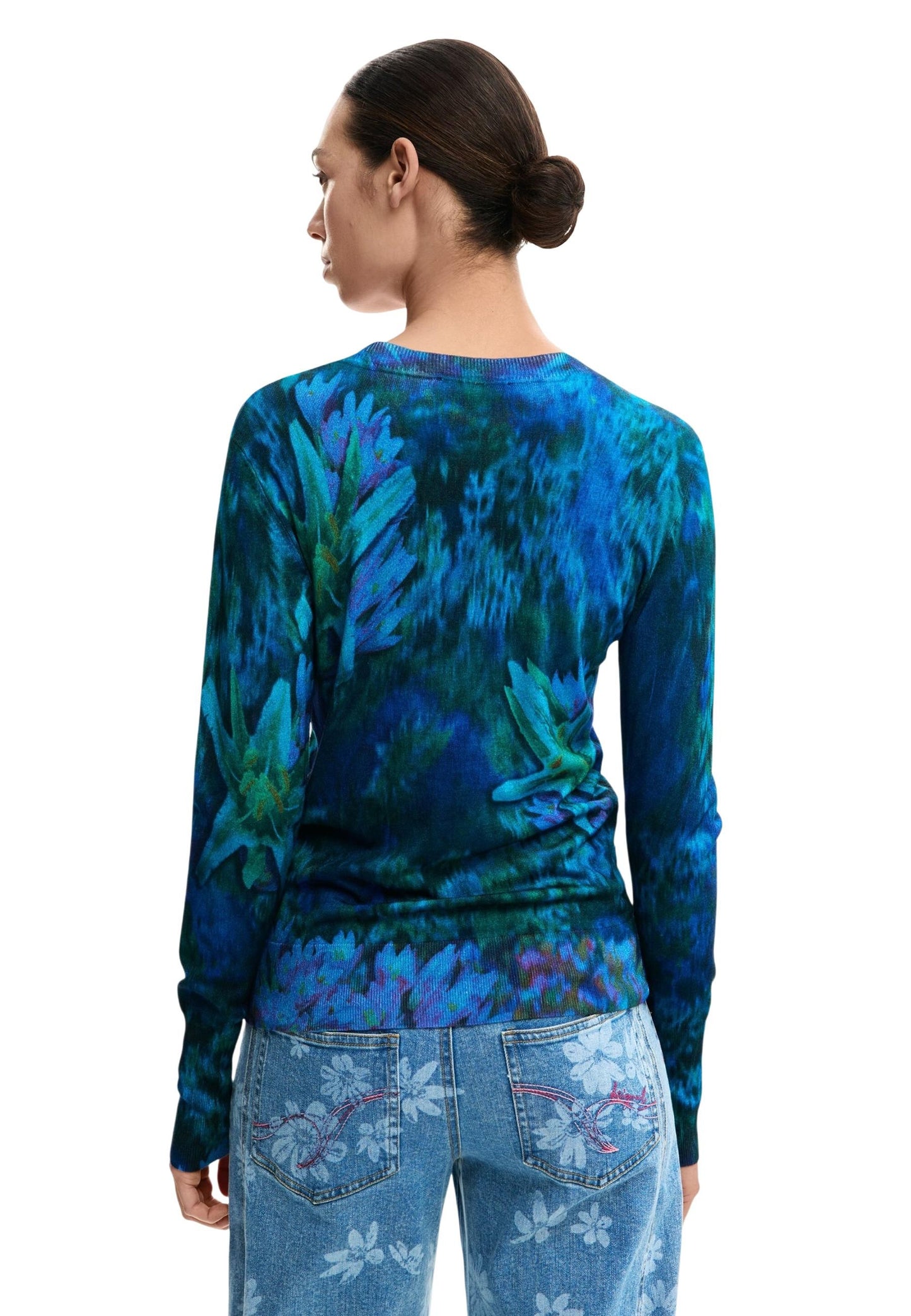 Desigual Maglia Donna Desigual 26SWJF36 blue blue