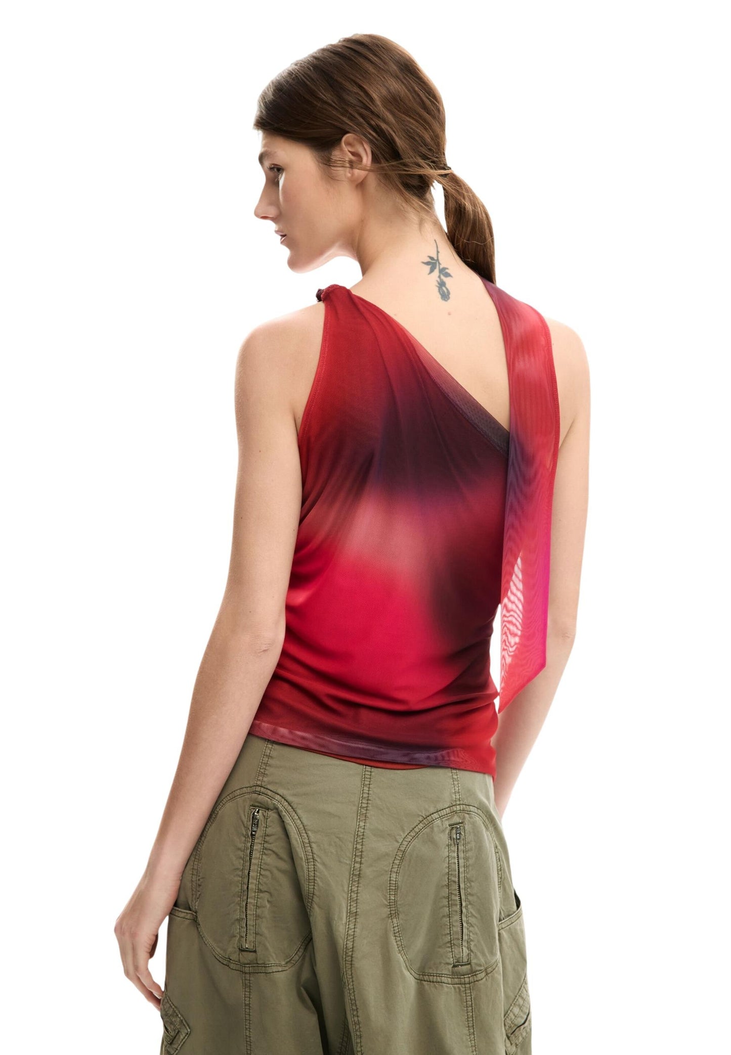 Desigual Top Donna Desigual 26SWTK31 red red