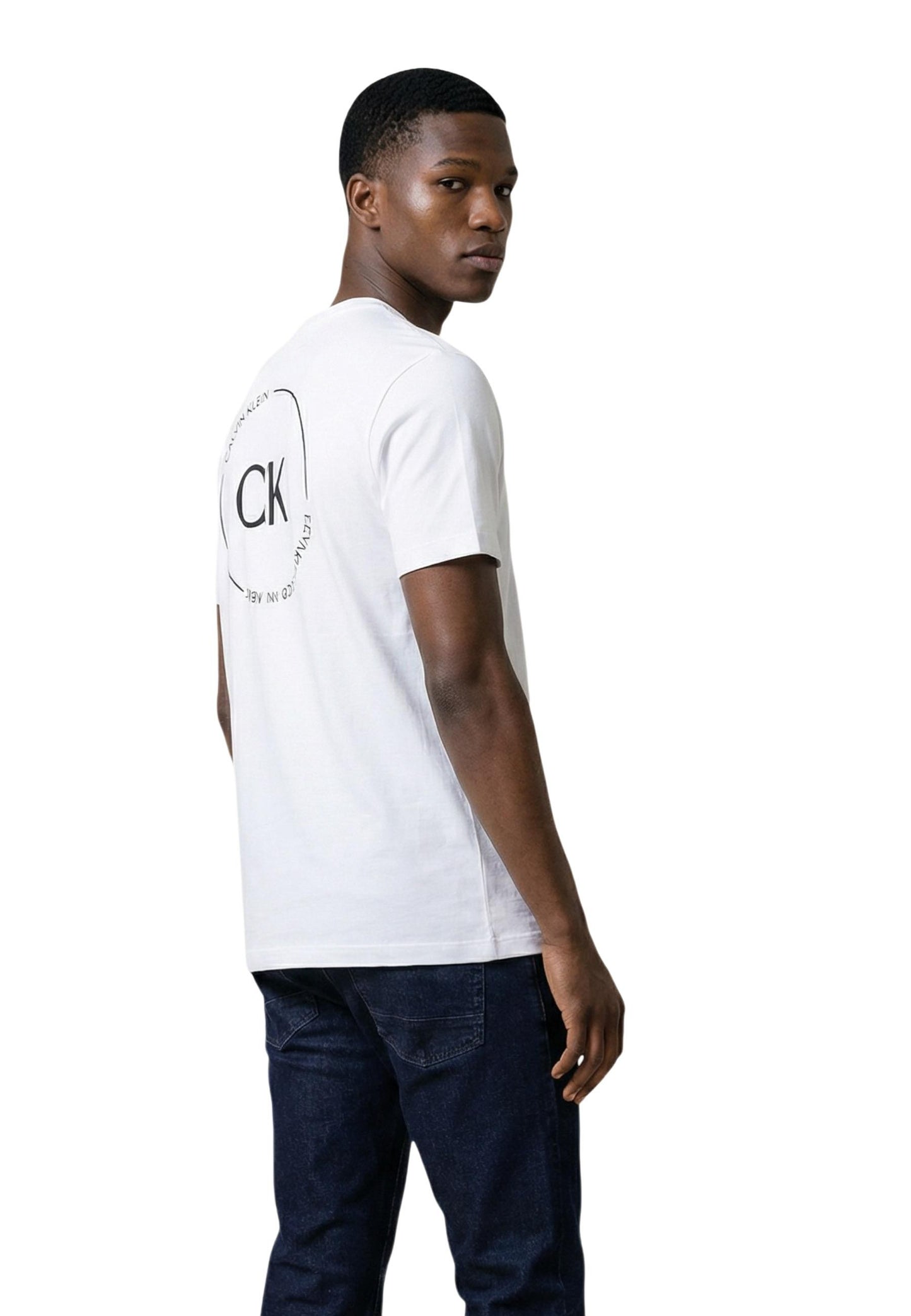 Calvin Klein Jeans T-Shirt Uomo Calvin Klein Jeans LV04RF801G white white