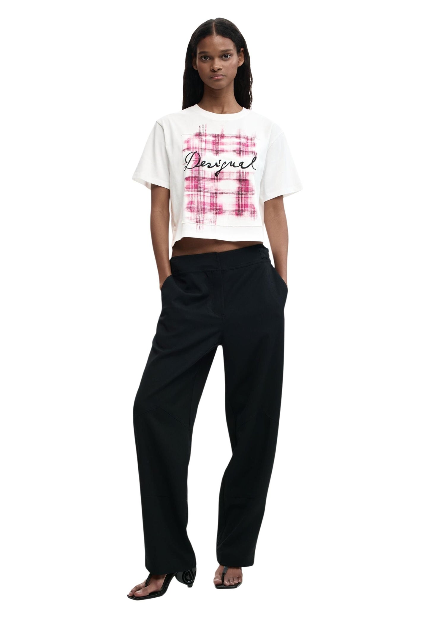 Desigual T-Shirt Donna Desigual 26SWTK16 white white