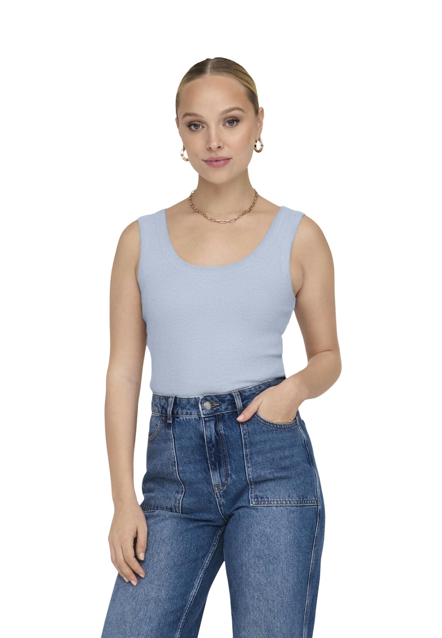 Only Canotta Donna Only 15315571 light blue light blue