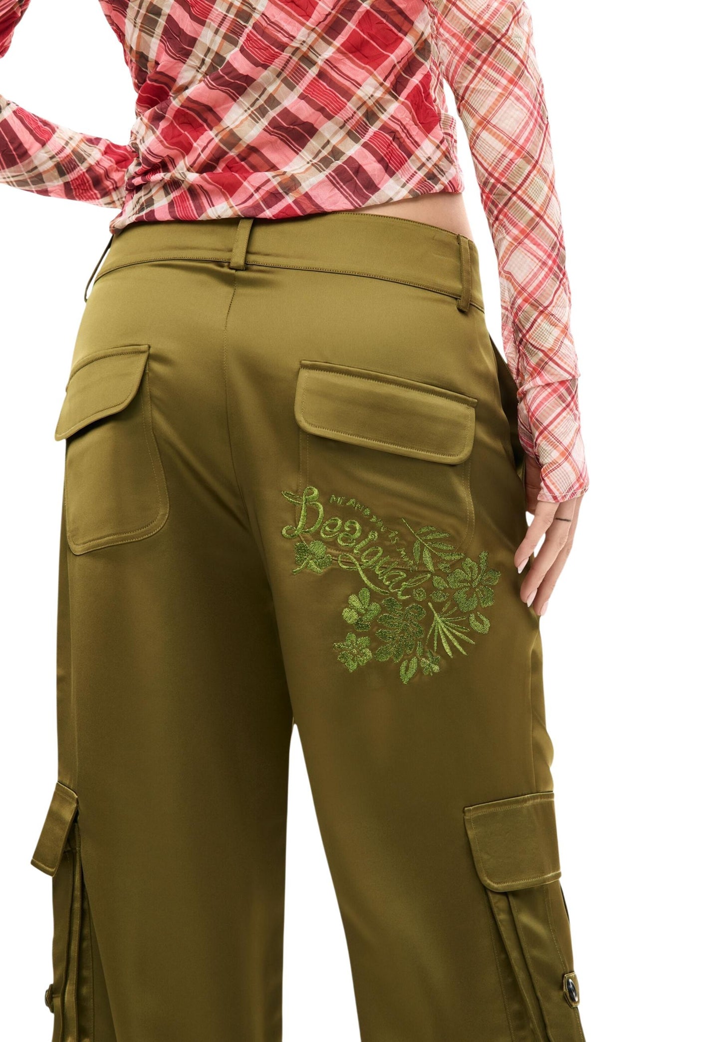 Desigual Pantaloni Donna Desigual 26SWPW48 green green
