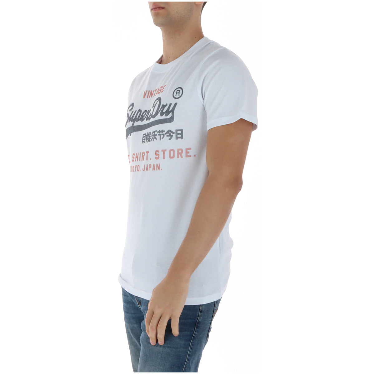 Superdry T-Shirt Uomo Superdry M1012212A white white