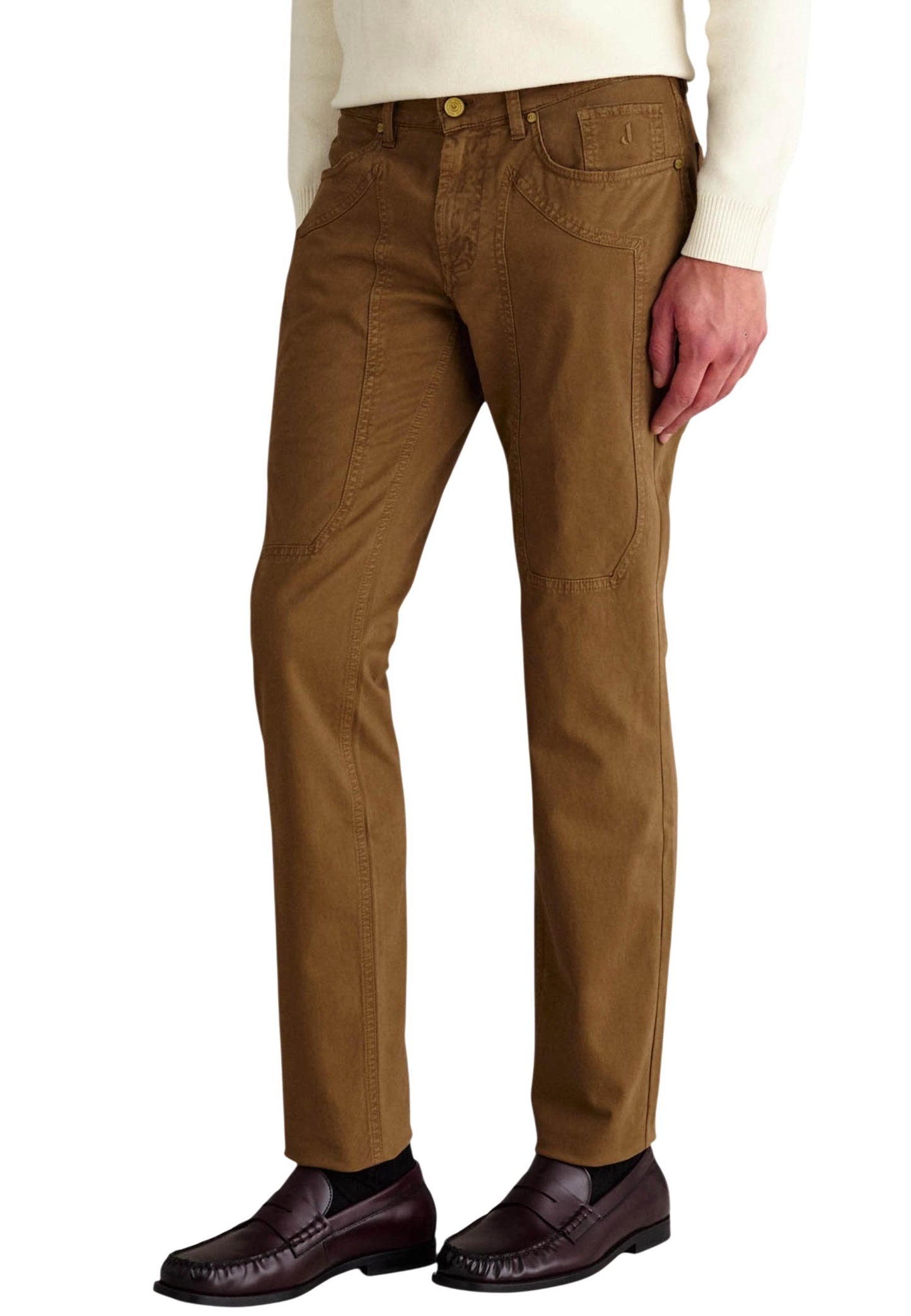 Jeckerson Pantaloni Uomo Jeckerson JUPPA077JOHN001 CTCPTGABA012 U031 brown brown