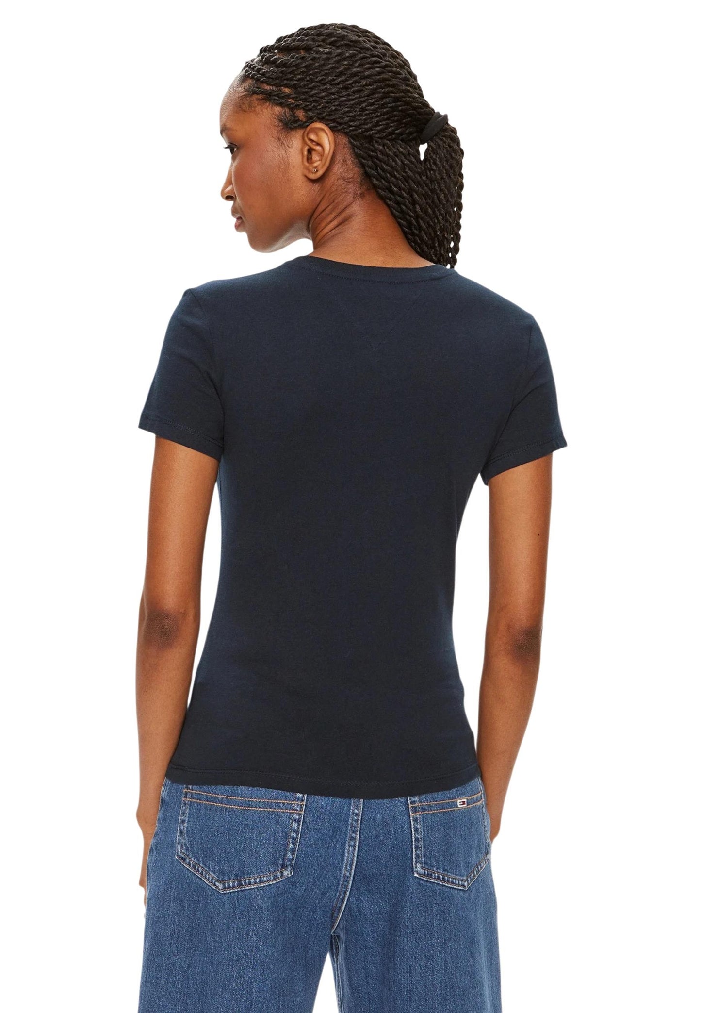 Tommy Hilfiger Jeans T-Shirt Donna Tommy Hilfiger Jeans DW0DW18398 blue blue