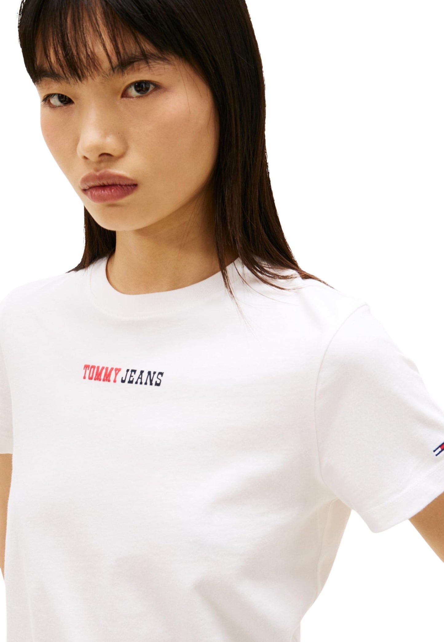 Tommy Hilfiger Jeans T-Shirt Donna Tommy Hilfiger Jeans DW0DW22277 beige beige