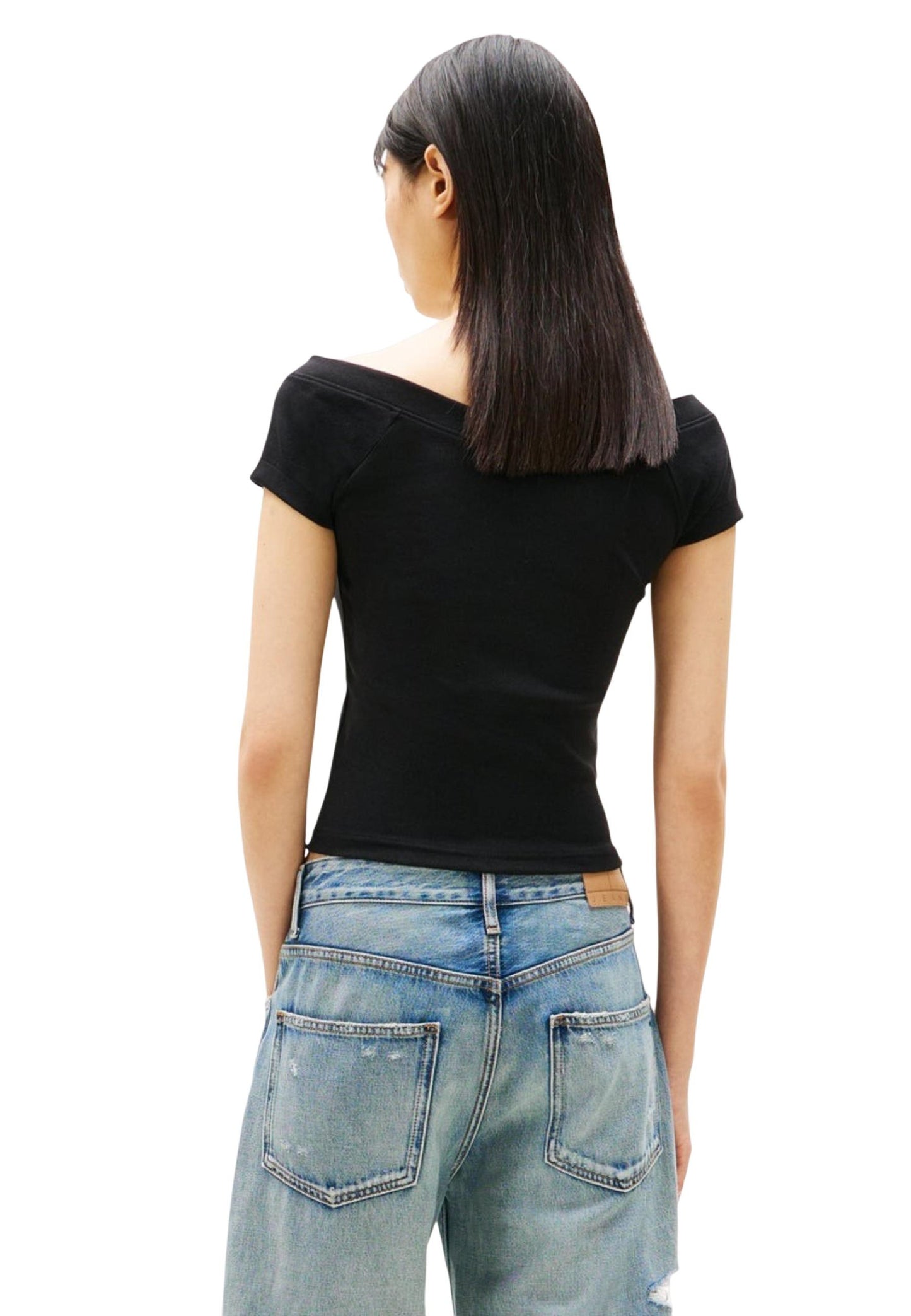 Tommy Hilfiger Jeans Top Donna Tommy Hilfiger Jeans DW0DW22265 black black