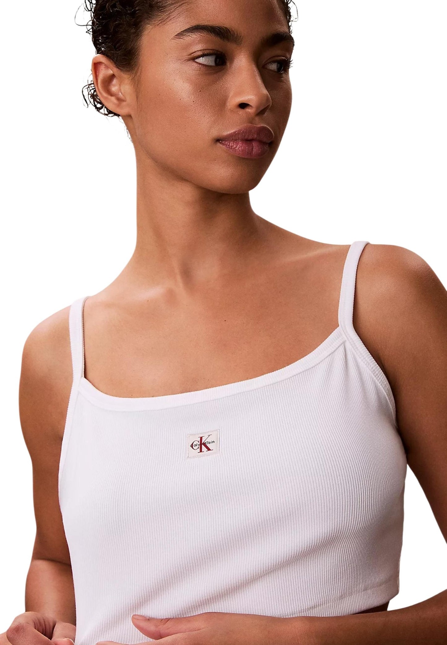 Calvin Klein Jeans Top Donna Calvin Klein Jeans LV047F221G white white
