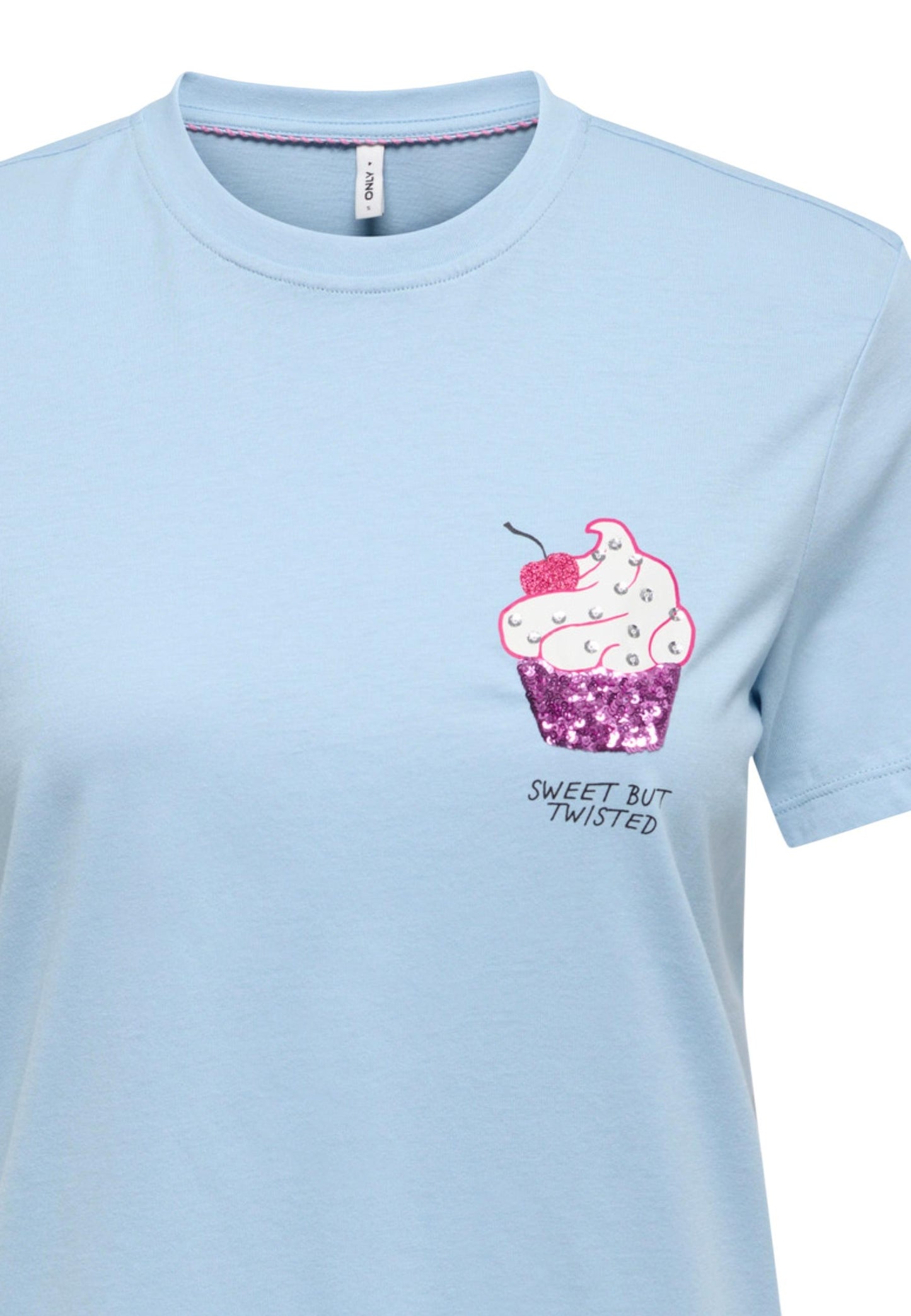 Only T-Shirt Donna Only 15368885 light blue light blue