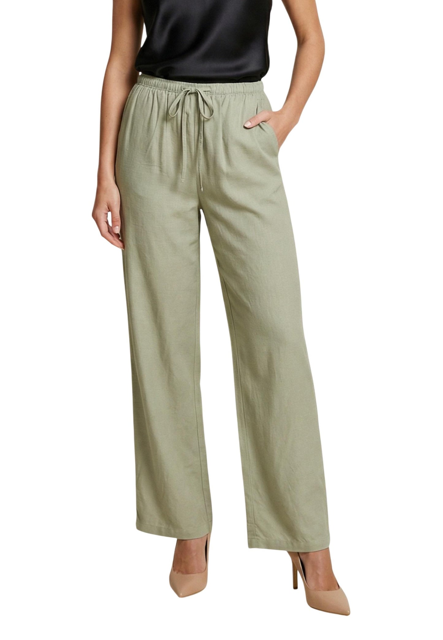 Jacqueline De Yong Pantaloni Donna Jacqueline De Yong 15346559 green green
