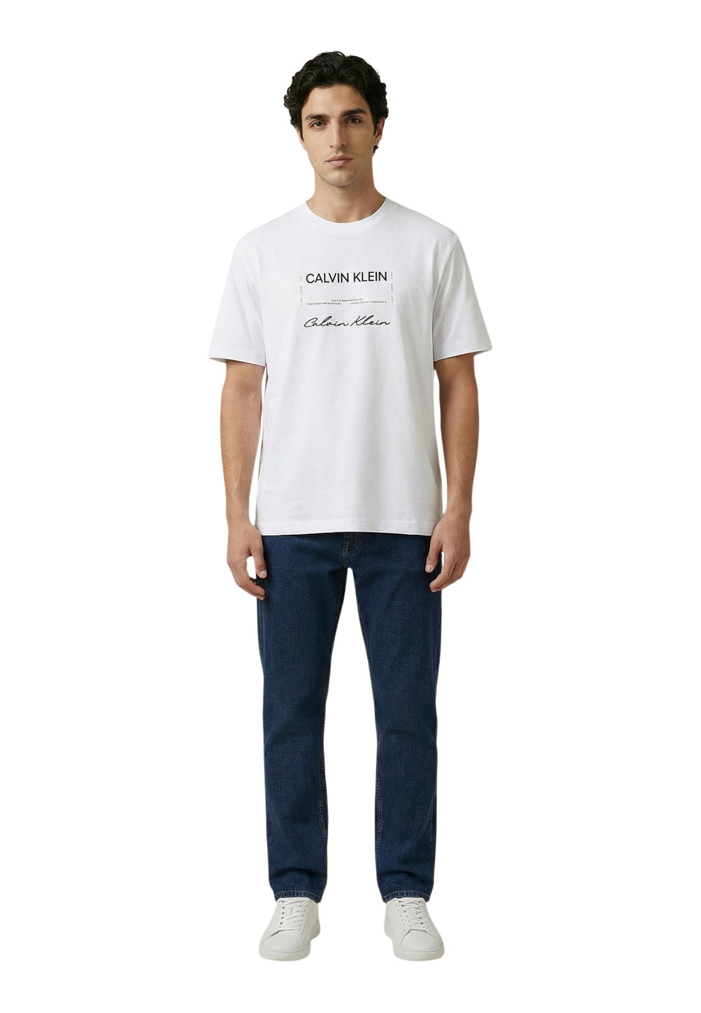 Calvin Klein Jeans T-Shirt Uomo Calvin Klein Jeans LV04RE827G white white
