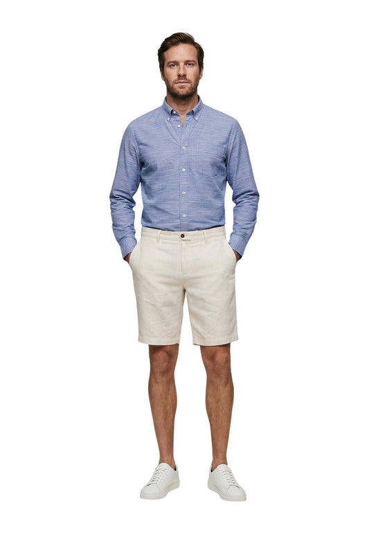 Borghese Pantaloni Uomo Borghese 4SBE61 LN01 white white