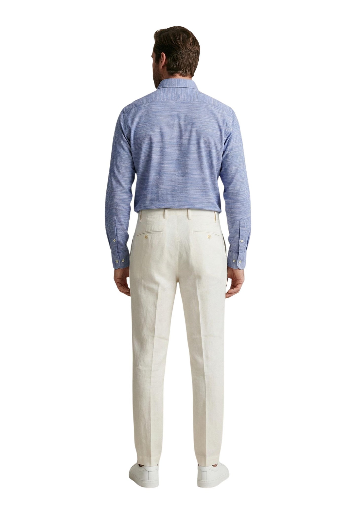 Borghese Pantaloni Uomo Borghese PSE579GR white white