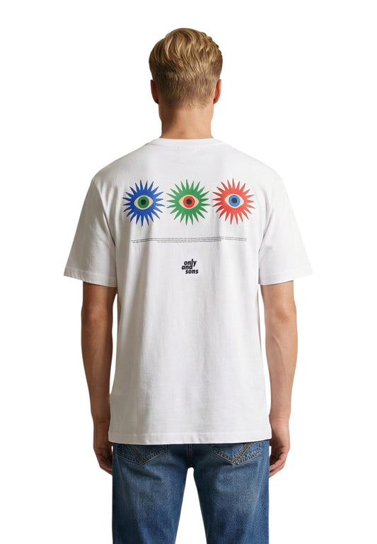 Only & Sons T-Shirt Uomo Only & Sons 22037618 white white