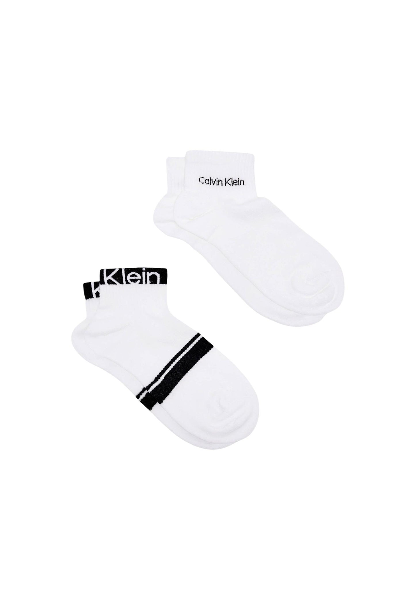 Calvin Klein Jeans Intimo Uomo Calvin Klein Jeans CK MEN QUARTER 2P LOGO STRIPE white white