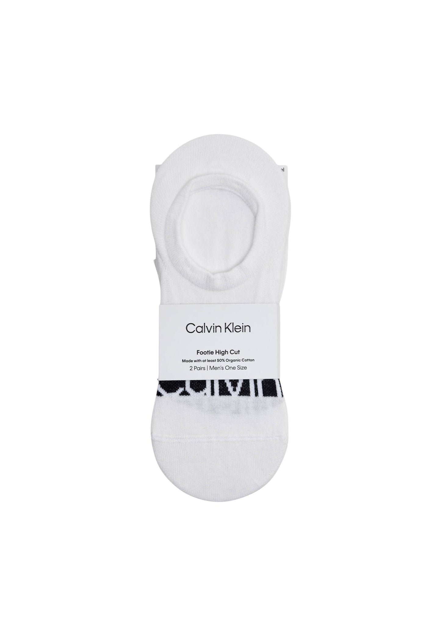 Calvin Klein Jeans Intimo Uomo Calvin Klein Jeans CK MEN FOOTIE HC 2P LOGO STRIP white white