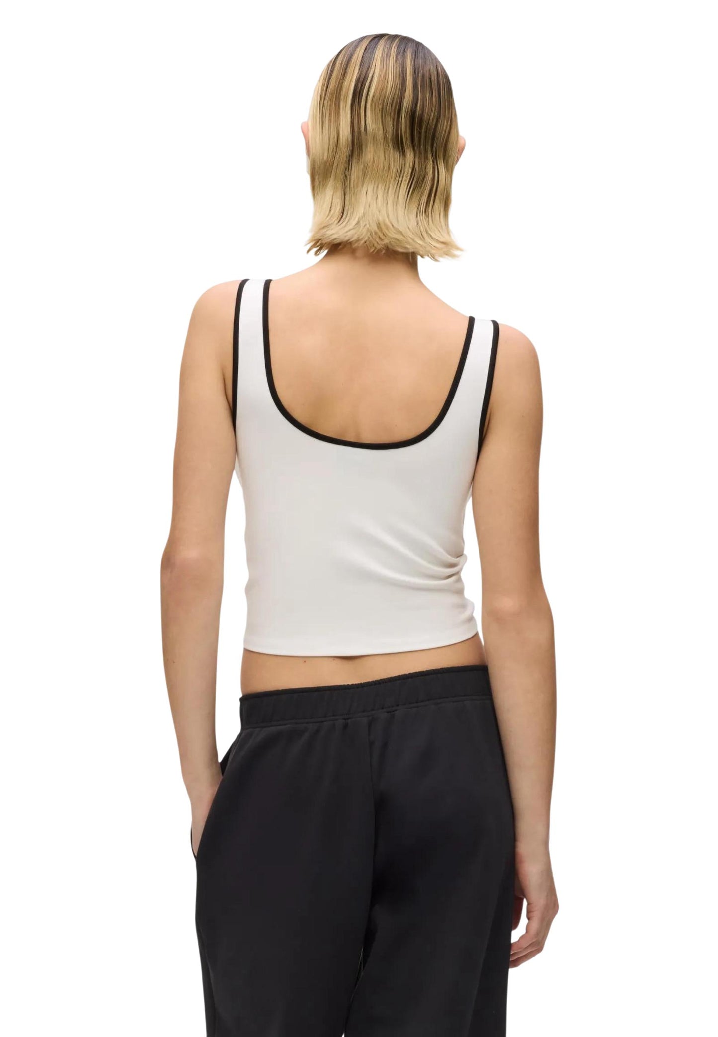 Karl Lagerfeld Jeans Top Donna Karl Lagerfeld Jeans KLJ Ruched Bralette white white