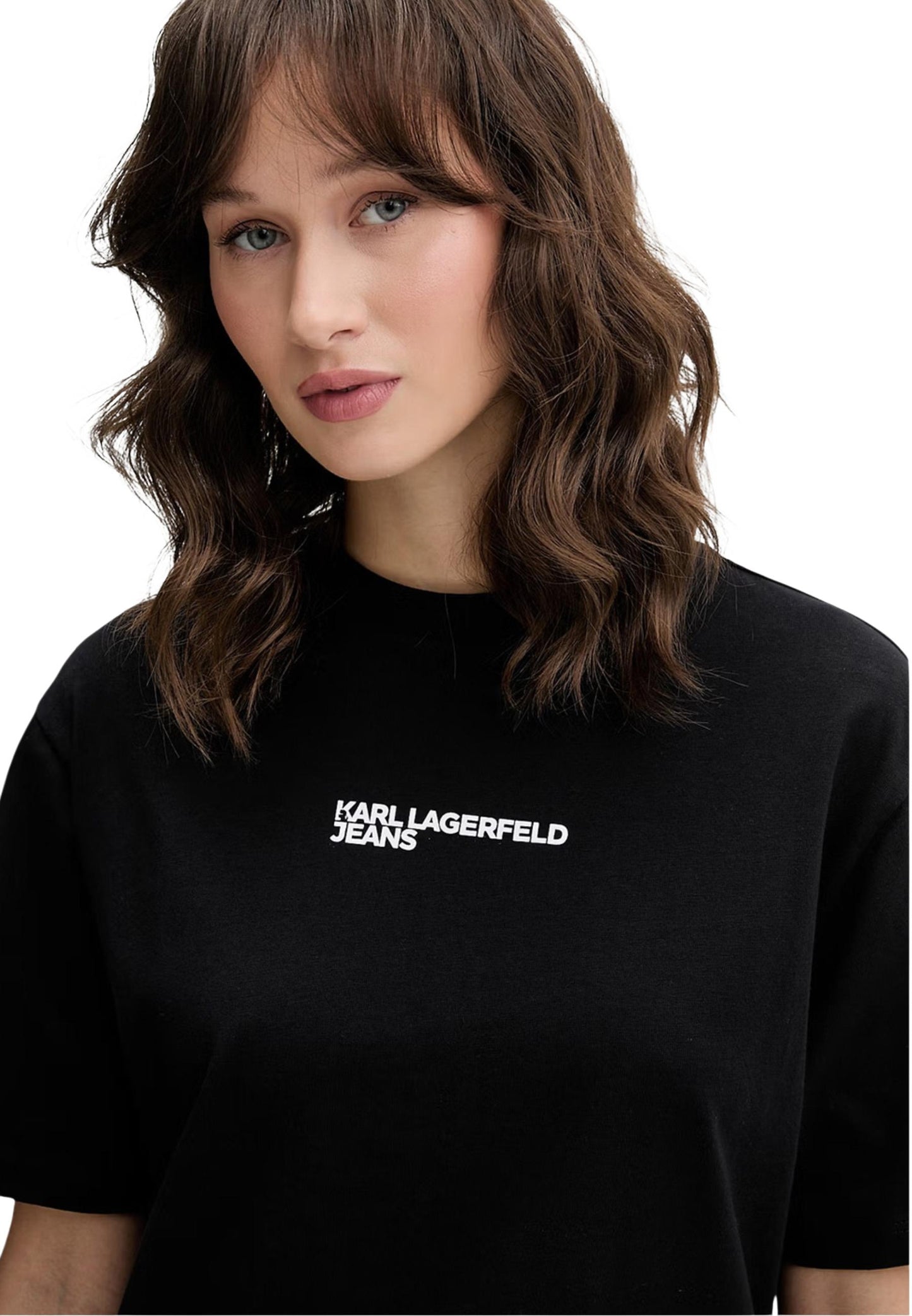 Karl Lagerfeld Jeans T-Shirt Donna Karl Lagerfeld Jeans KLJ Reg Ss Frame Tee black black