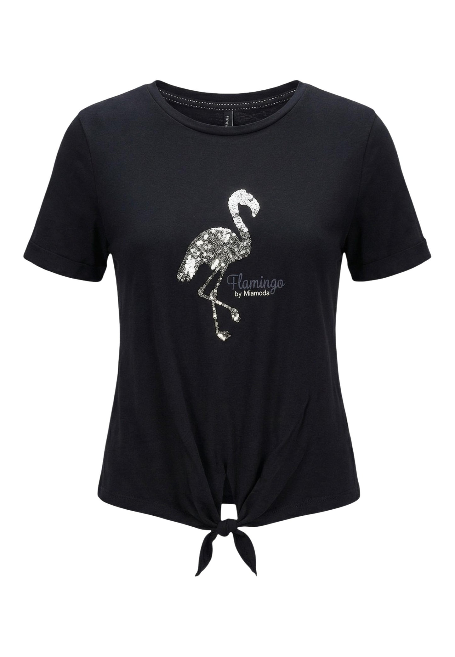 Only T-Shirt Donna Only Onldora S/S Knot Fold-Up Top Jrs black black