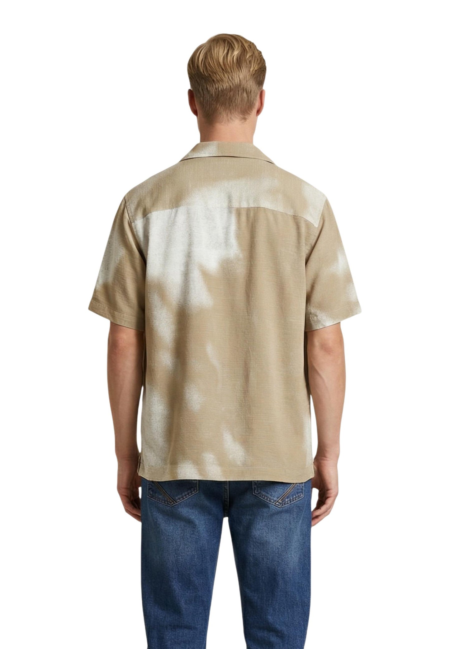 Only & Sons Camicia Uomo Only & Sons Onsharvi Rlx Resort Ss 041 Aop Shirt beige beige