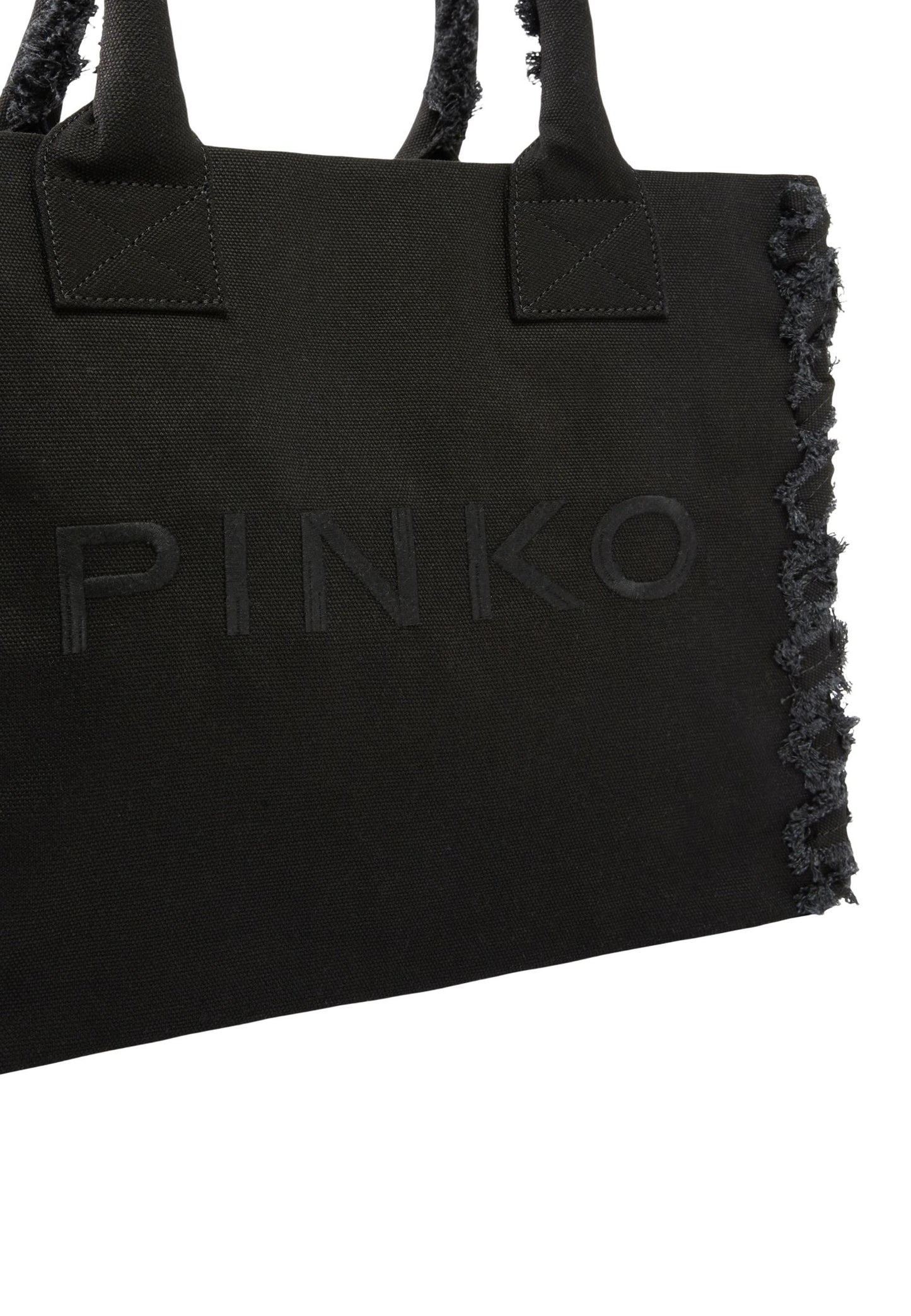 Pinko Borsa Donna Pinko BEACH SHOPPER CANVAS black black