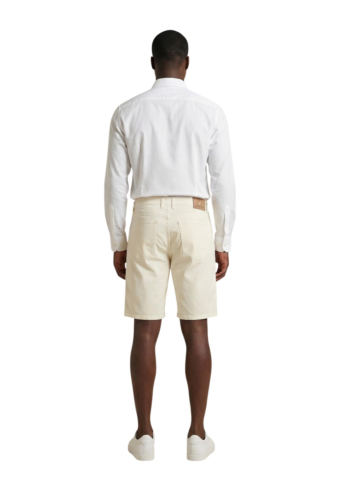 Jeckerson Bermuda Uomo Jeckerson JAYDEN 5 TASCHE TOPPA SLIM white white