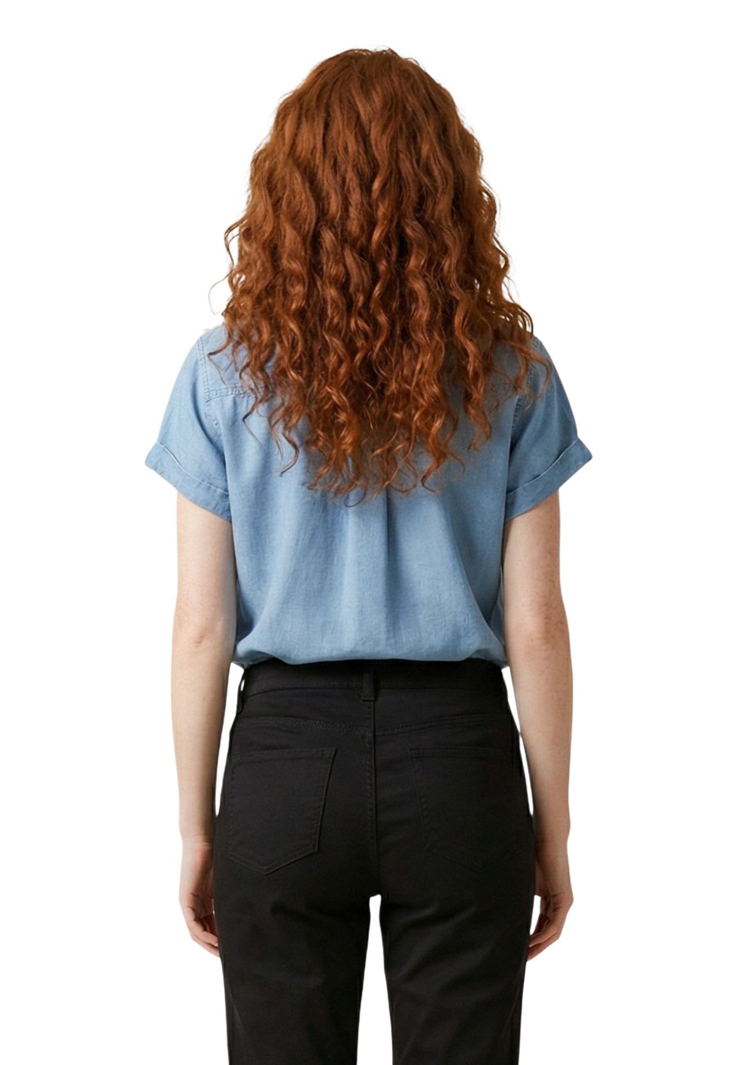 Guess Blouse Donna Guess AMBRA SHIRT blue blue