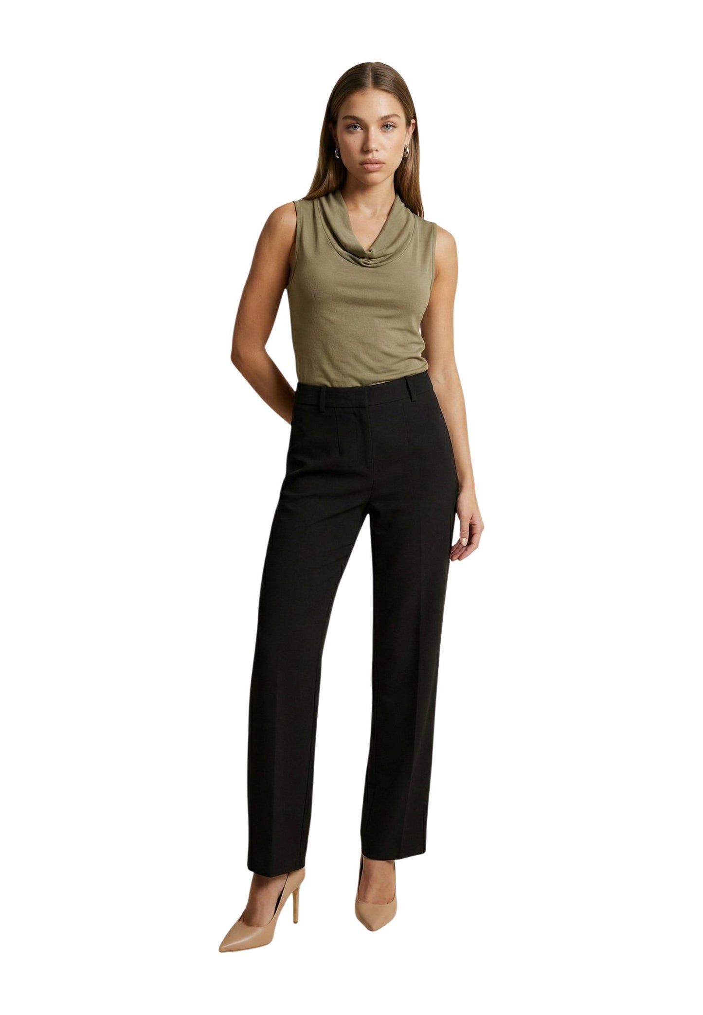 Only Top Donna Only Onlhannah S/L Waterfall Jrs green green