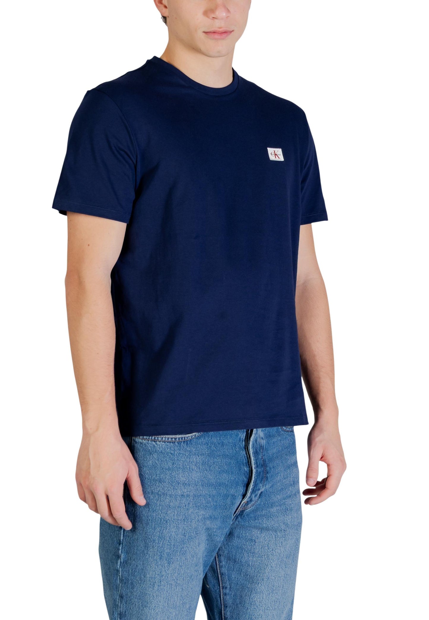 Calvin Klein Jeans T-Shirt Uomo Calvin Klein Jeans SS BADGE 30S JERSEY blue blue