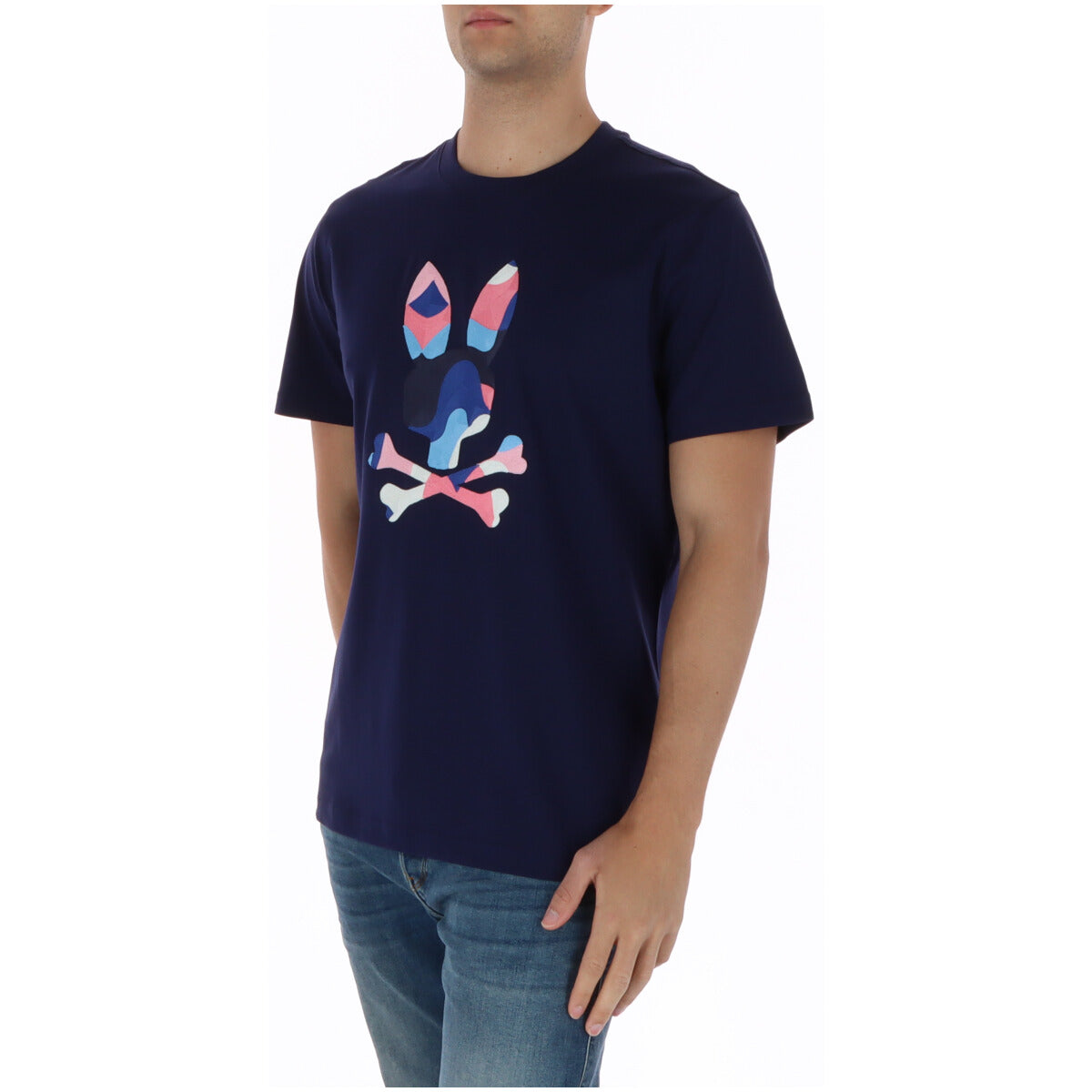 Psycho Bunny T-Shirt Uomo Psycho Bunny MT0200250 blue blue