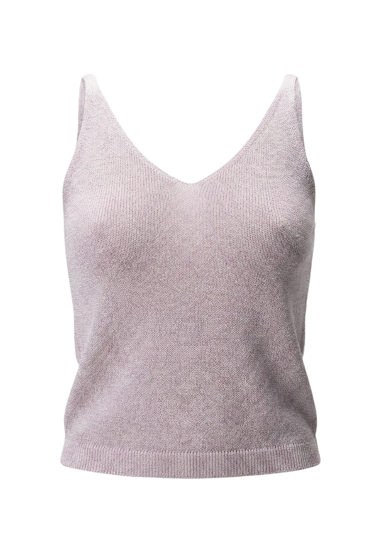 Only Canotta Donna Only Onlshina Sl Glitter Top Knt liliac liliac