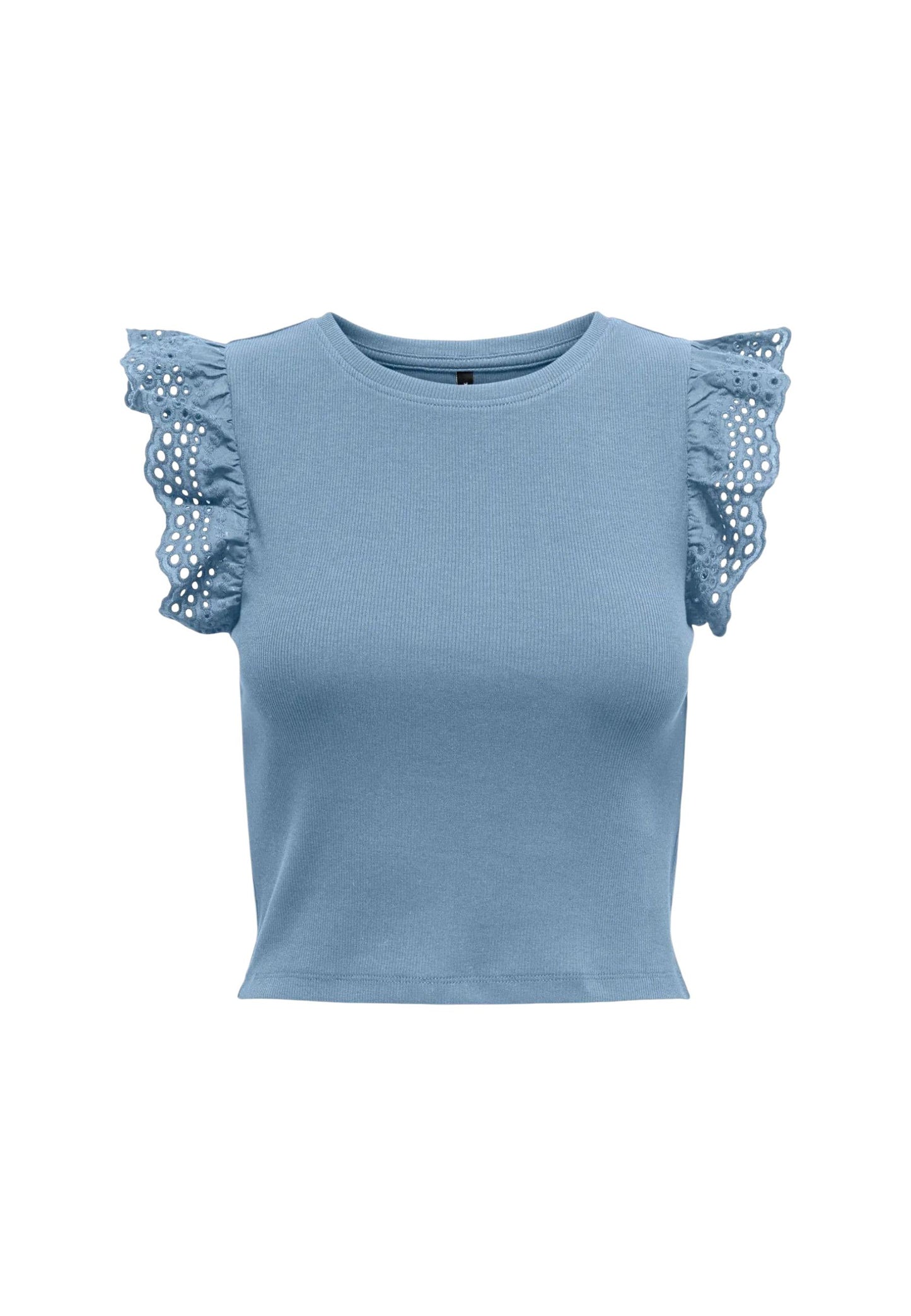 Only Top Donna Only Onlmathilda S/L Lace Detail Jrs Noos light blue light blue