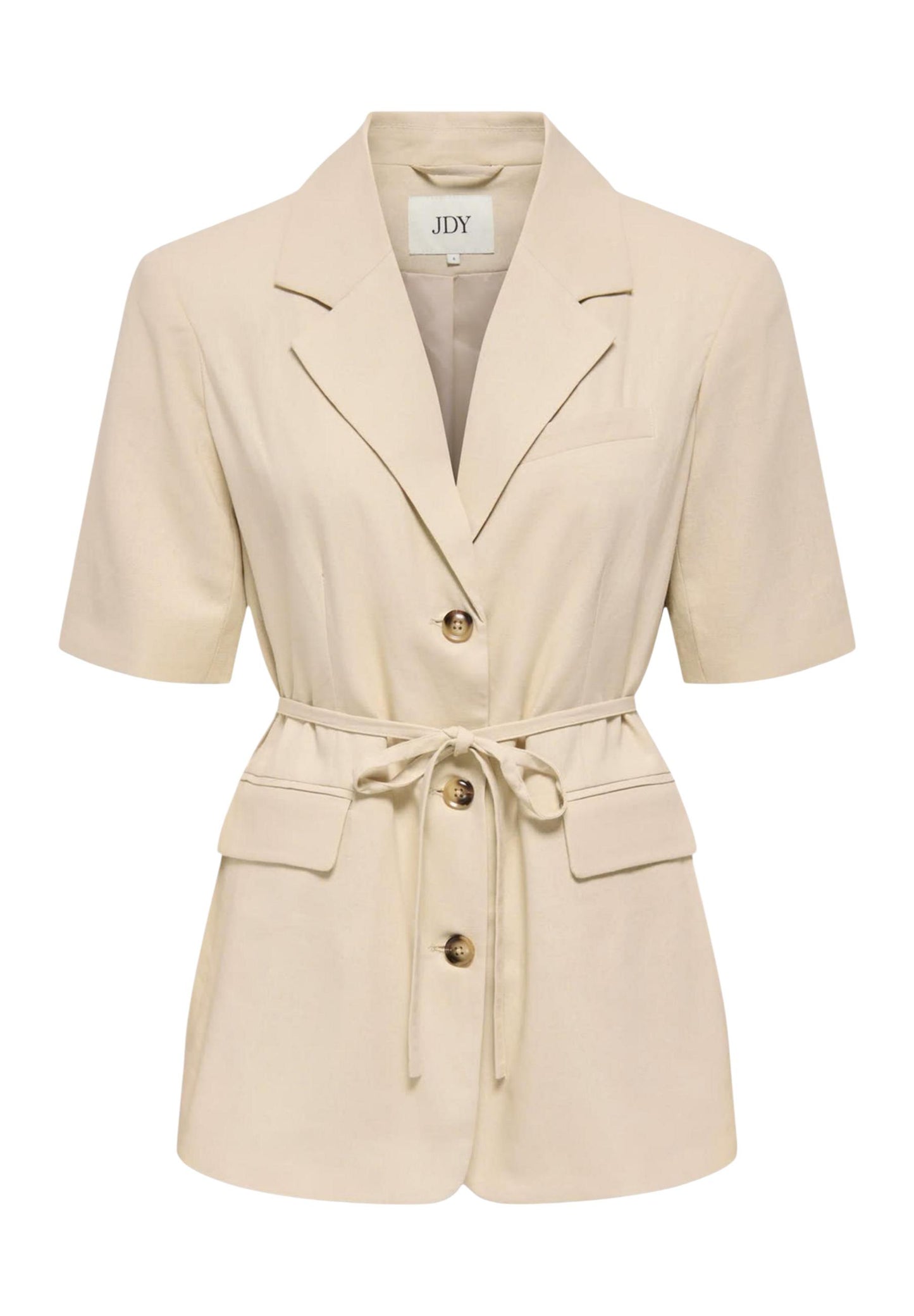 Jacqueline De Yong Giacca Donna Jacqueline De Yong Jdynaomi Linen S/S Belt Blazer Tlr beige beige