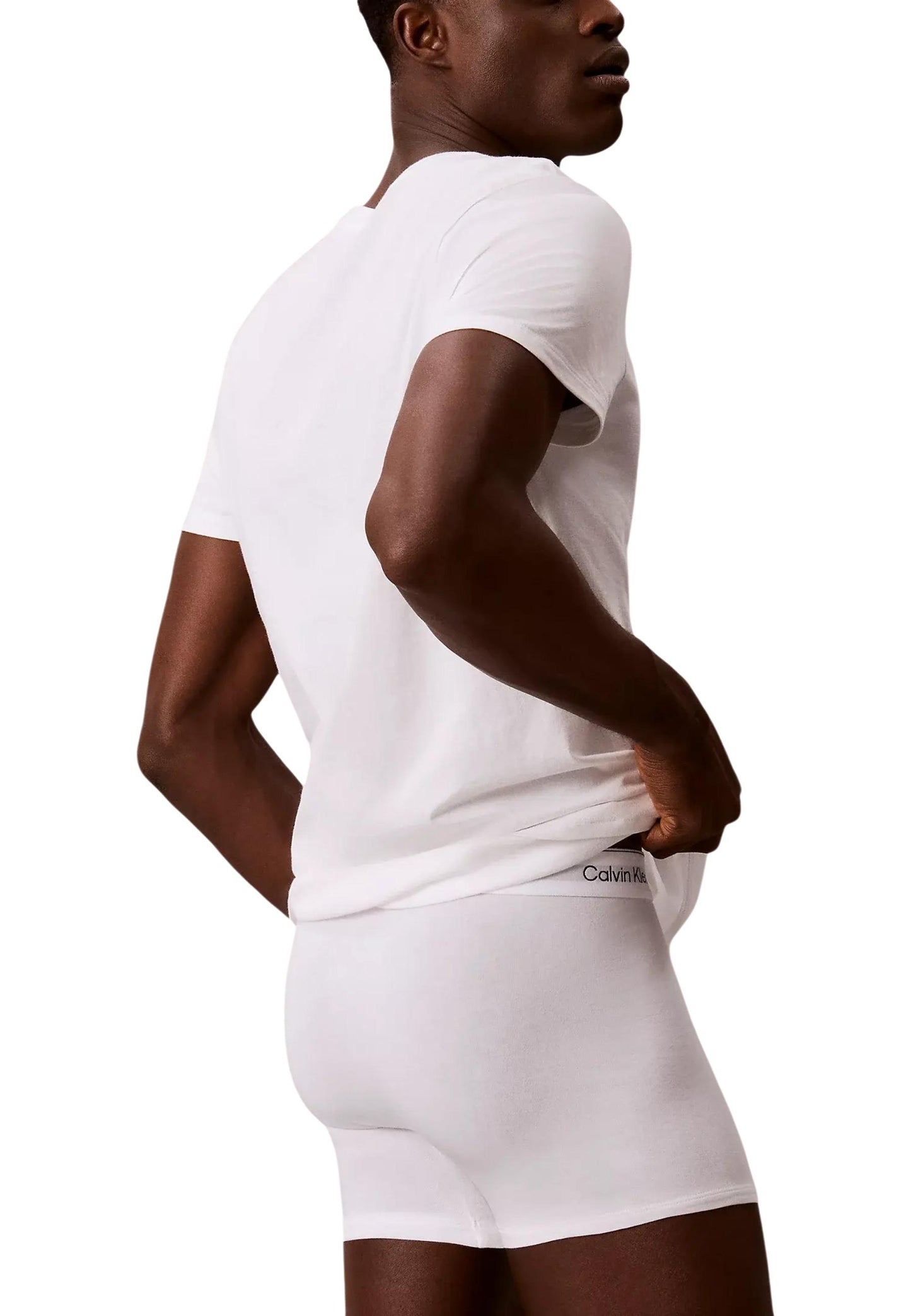 Calvin Klein Underwear Intimo Uomo Calvin Klein Underwear S/S CREW NECK 3PK white white