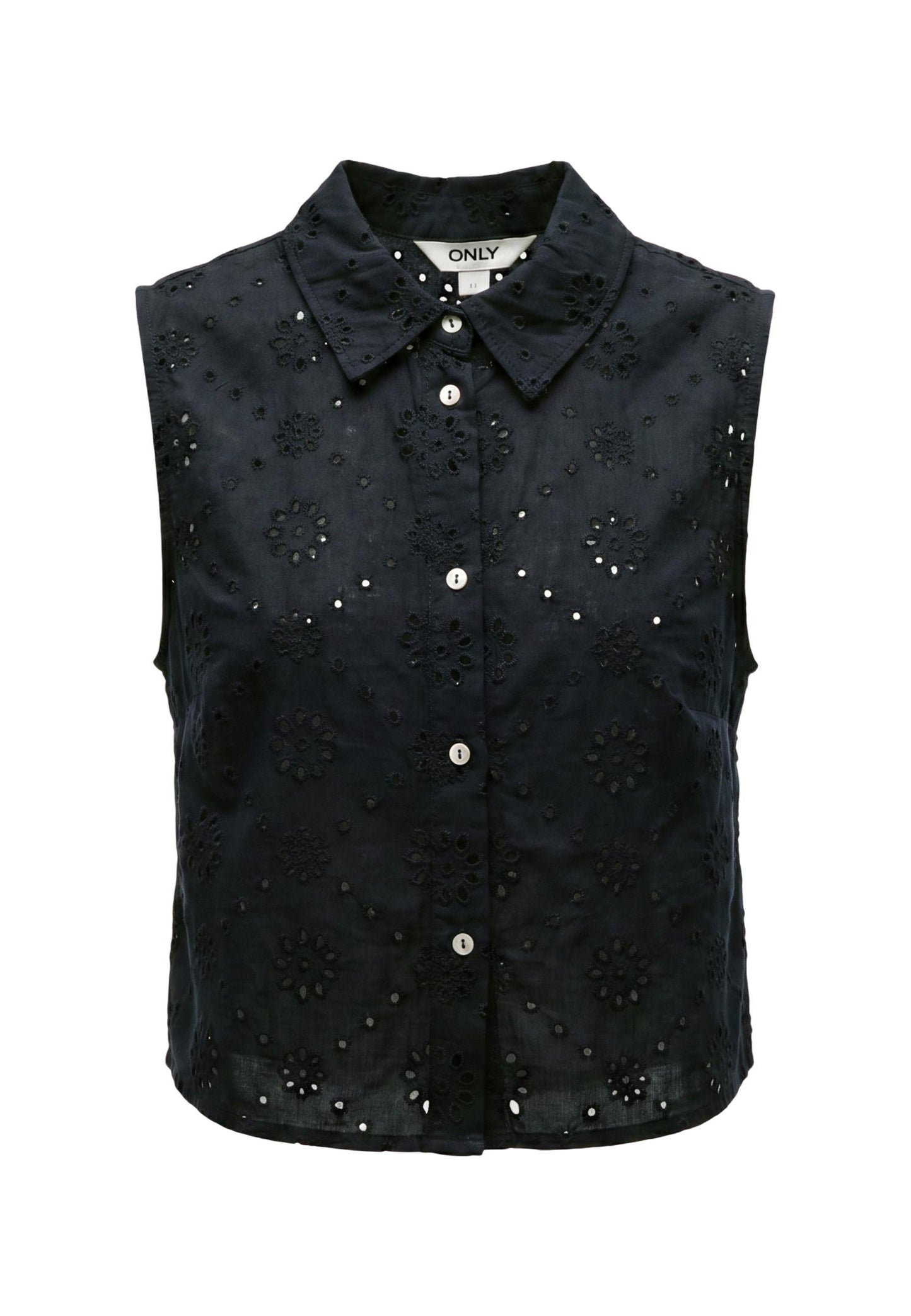 Only Blouse Donna Only Onlalithea Sl Short Emb Wvn black black