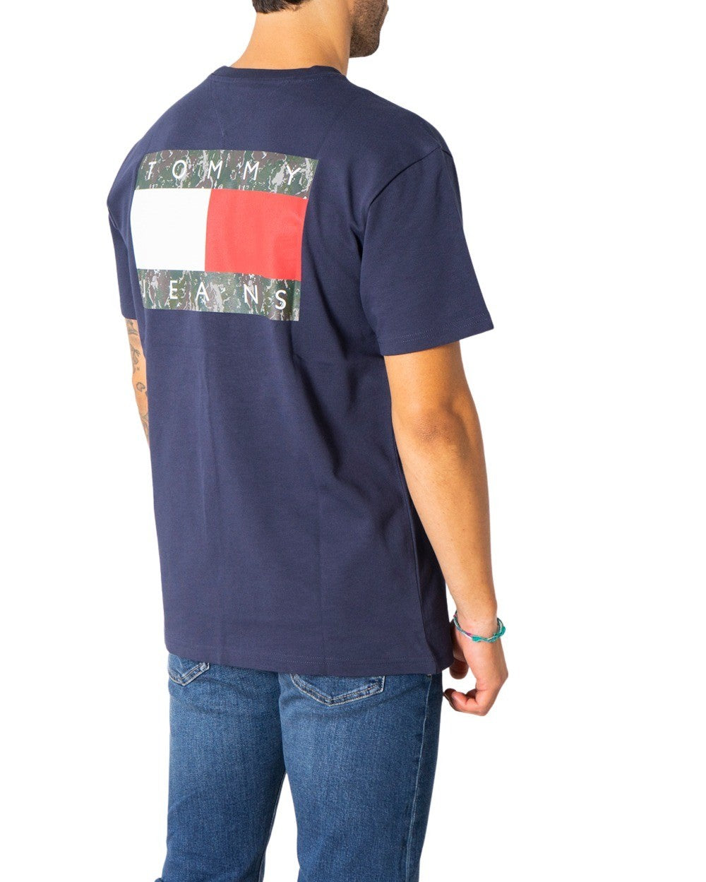 Tommy Hilfiger Jeans T-Shirt Uomo Tommy Hilfiger Jeans DM0DM10950 blue Blu