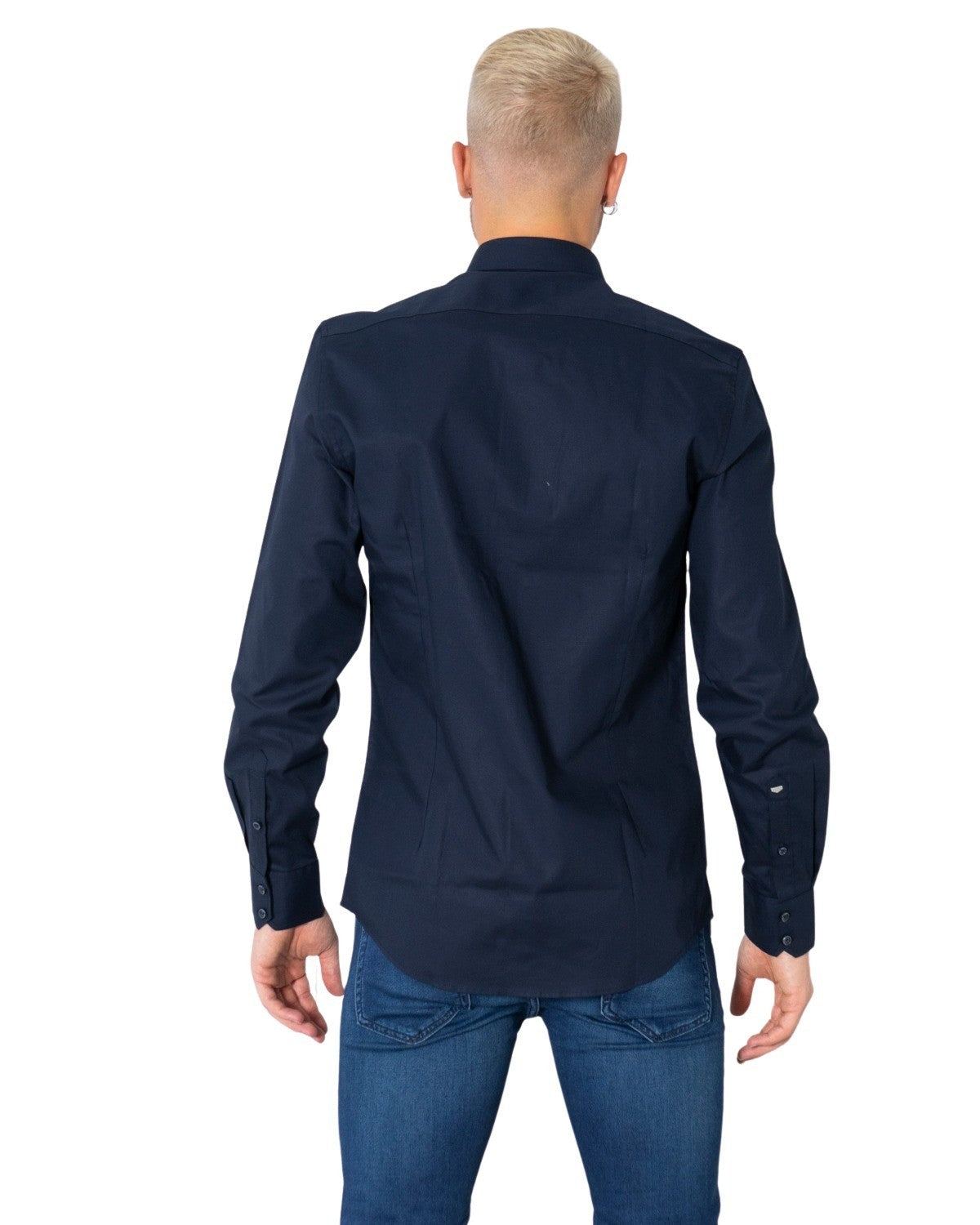 Antony Morato Camicia Uomo Antony Morato MMSL00628-FA400079 blue Blu