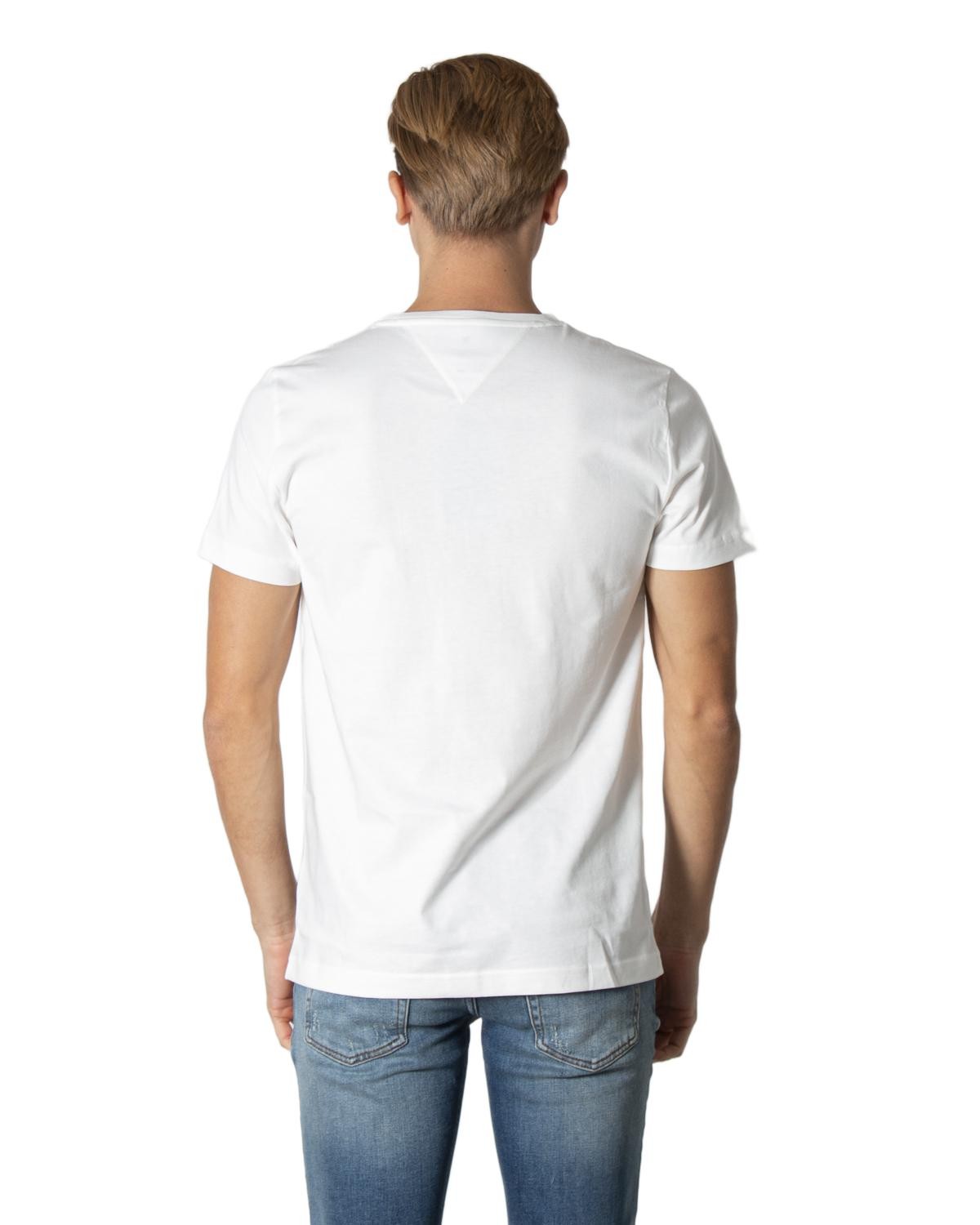 Tommy Hilfiger Jeans T-Shirt Uomo Tommy Hilfiger Jeans MW0MW11465 white Bianco